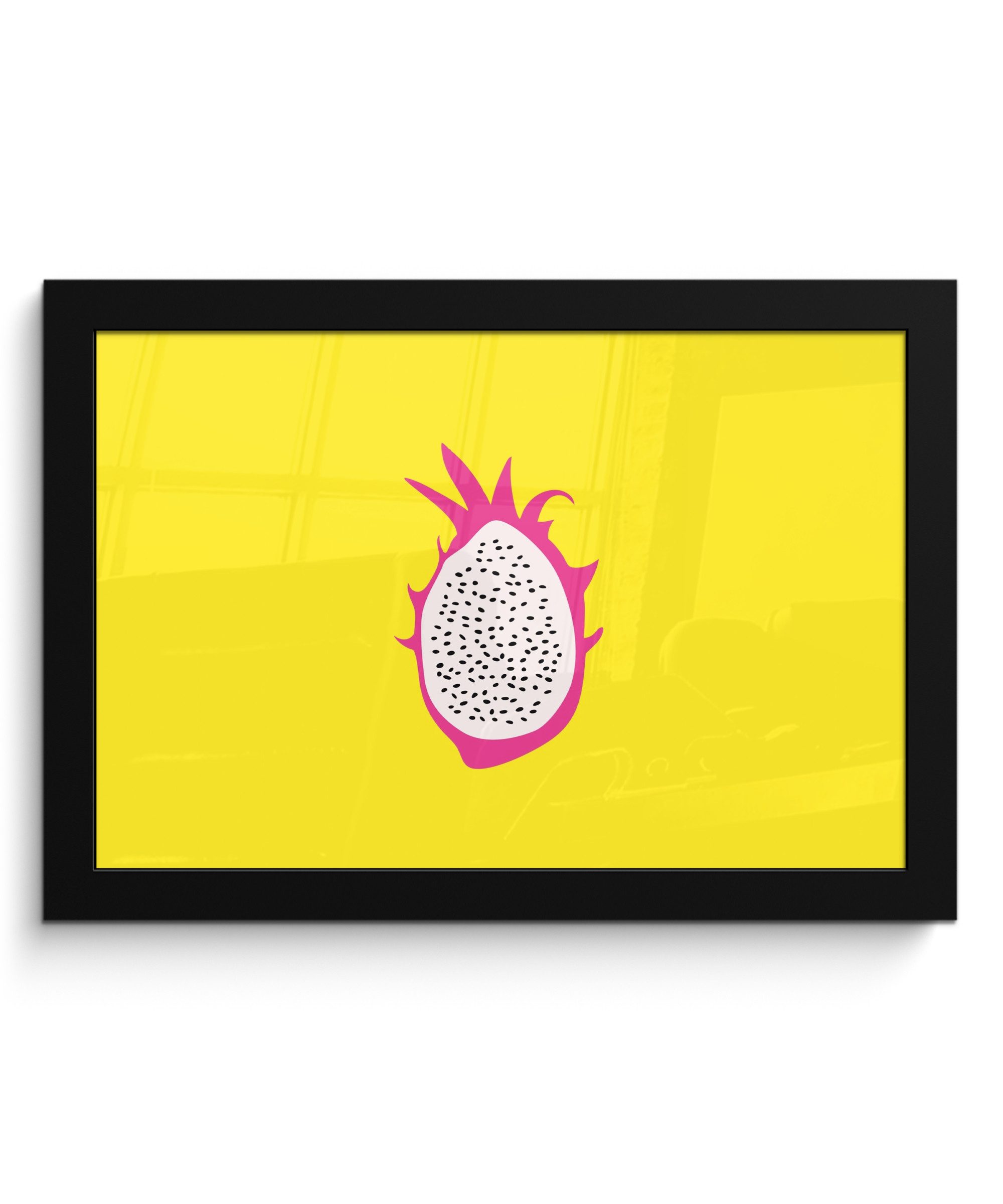 Poster Illustration - Drachenfrucht - Farbenfroh