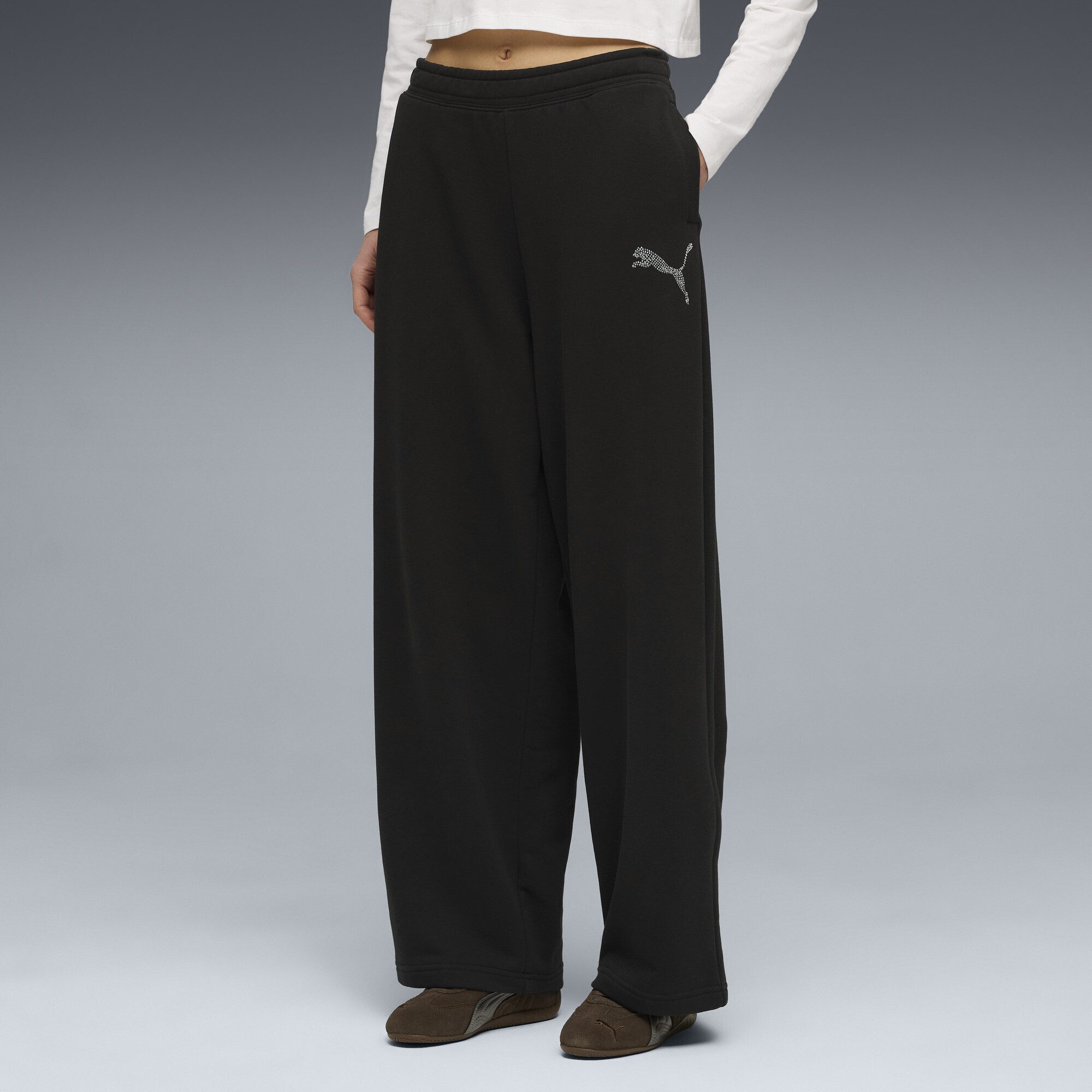 PUMA Sporthose Essentials Graphics Bedazzled Slouchy Hose Damen