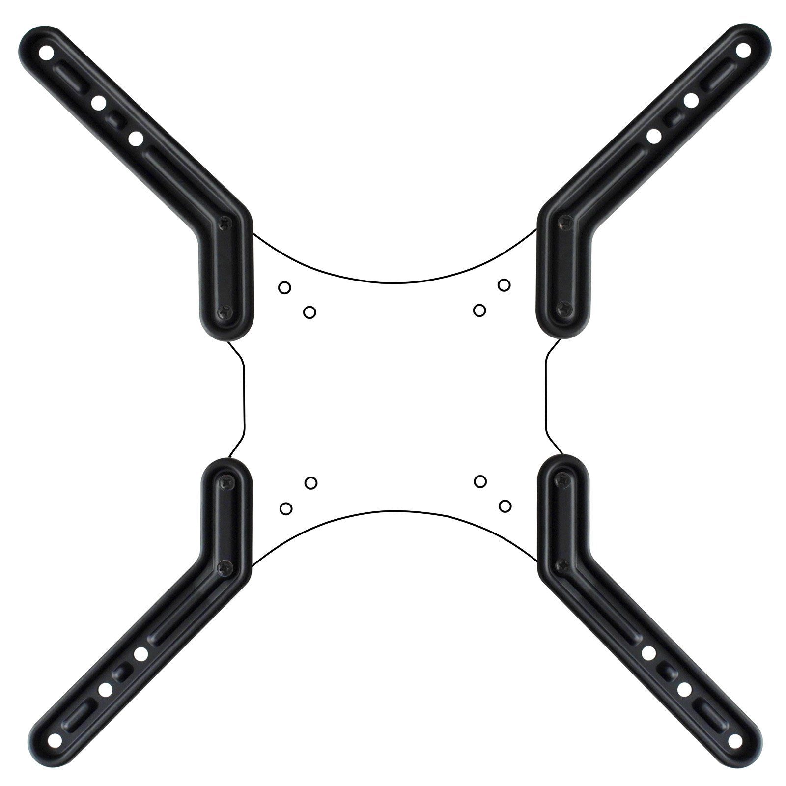 Drall Instruments TV-Wandhalterung AD22BK, (4-tlg., Universal flexibel einsetzbare VESA-Erweiterung)