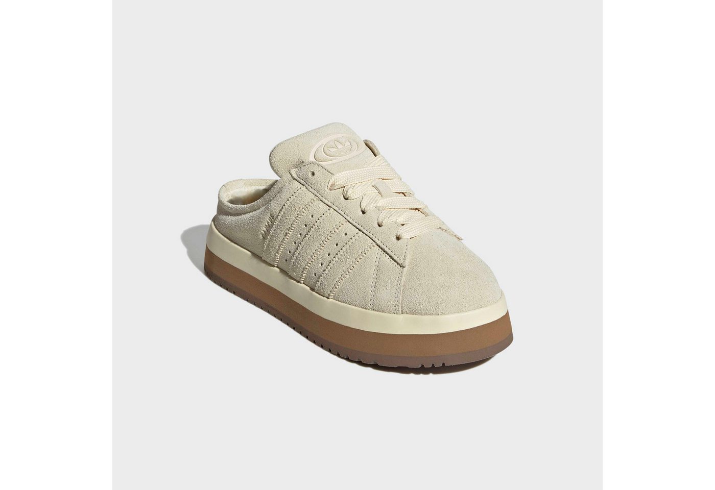 adidas Originals CAMPUS 00S WINTER LOW Clog Hausschuh, Pantolette, Mule, Slipper mit Plateua für Herbst und Winter