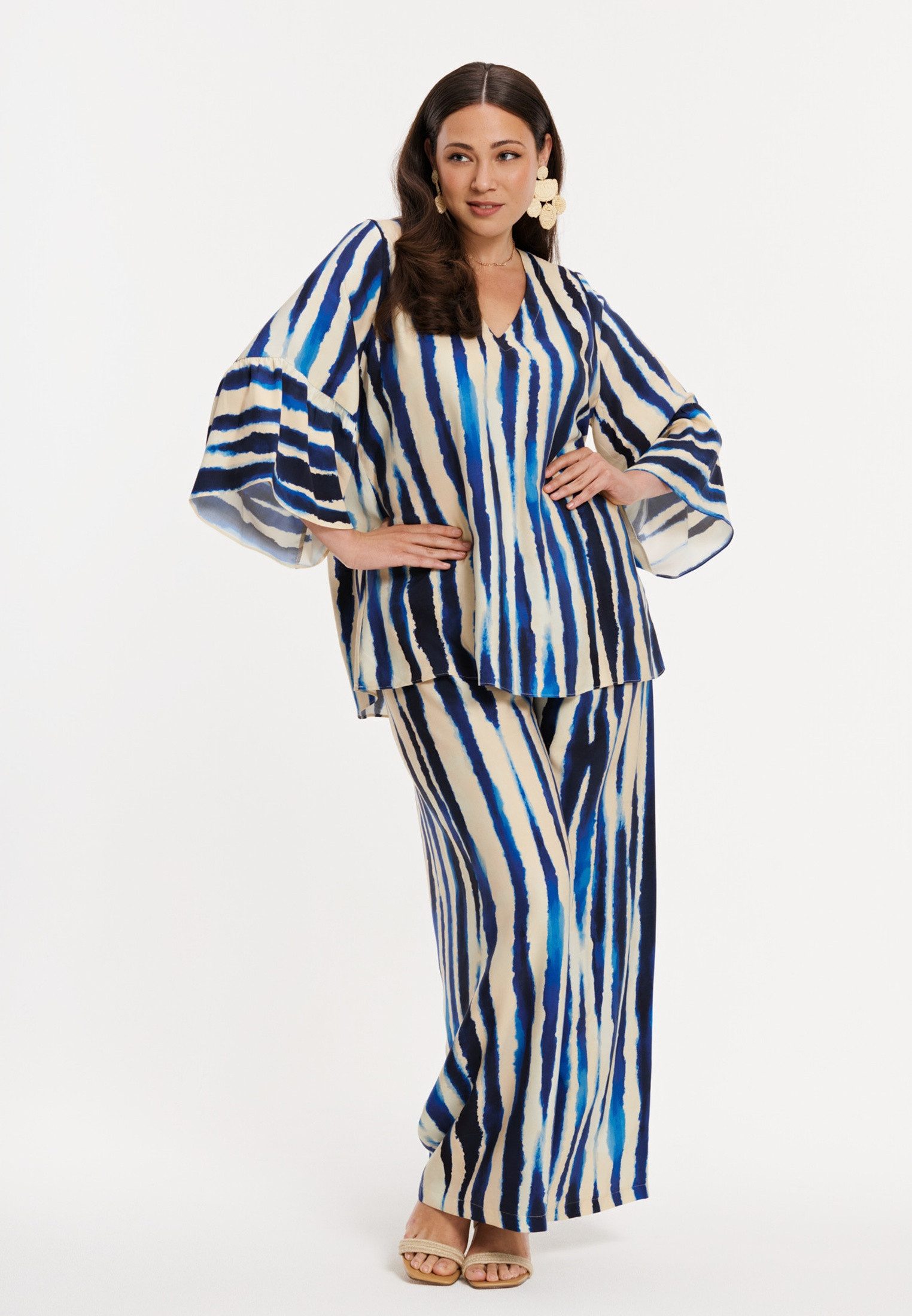 YOEK Tunika Damen Tunika Flare Fit