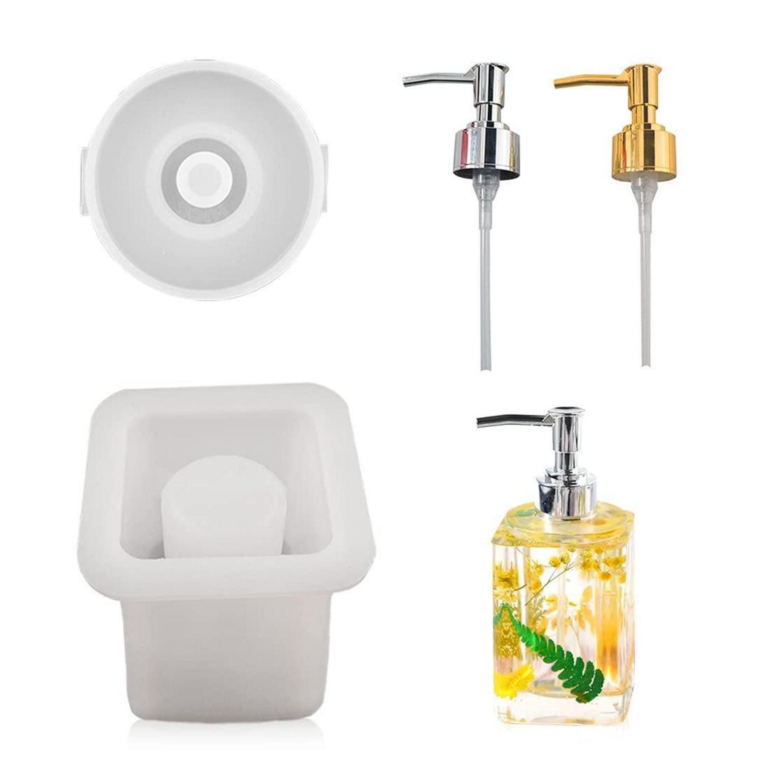 LuxusKollektion Modellierwerkzeug Resin Gießform Set mit 2 Pumpspendern, (1 St)