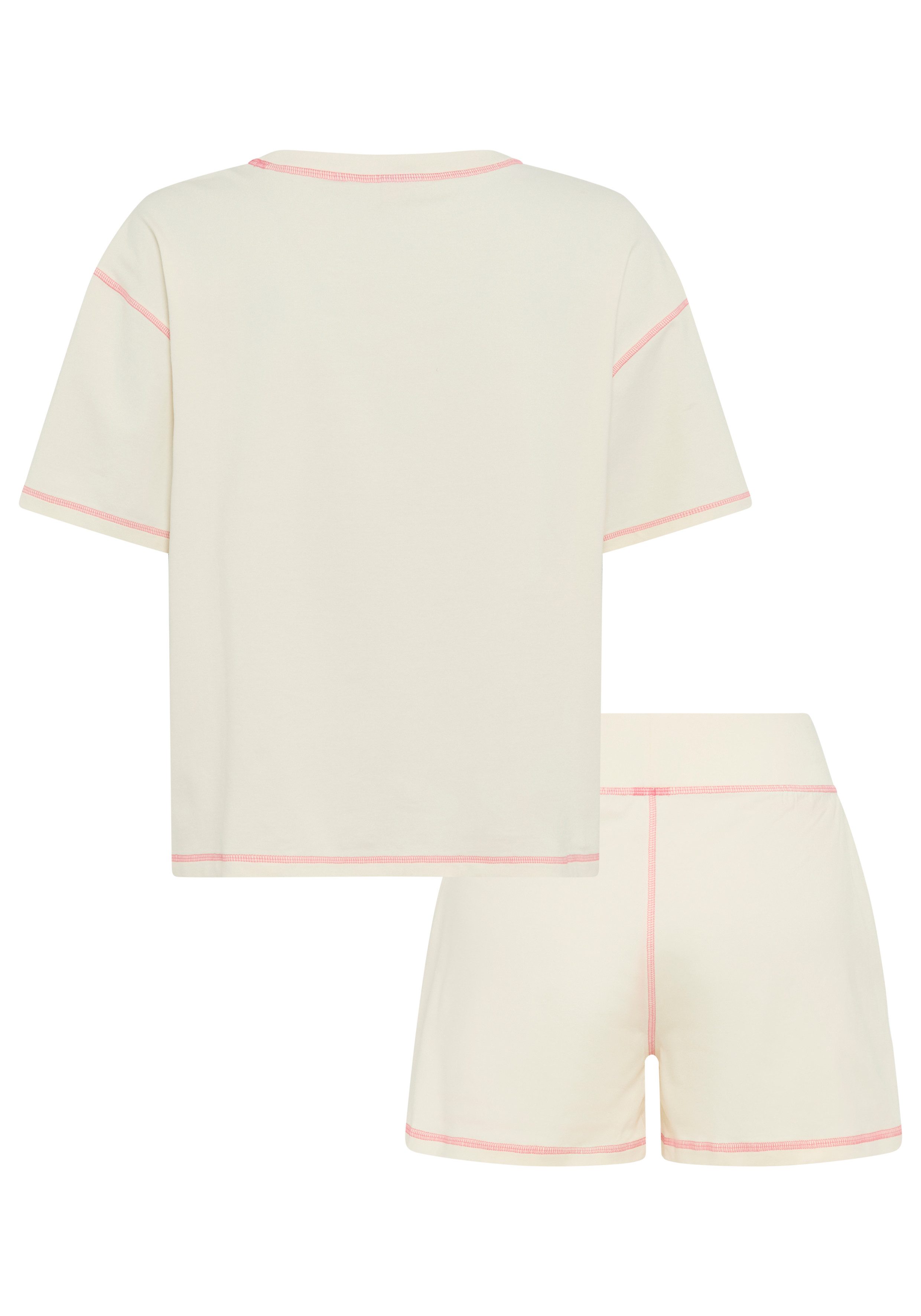 HUGO Shorty NITE_SET kontrastfarbene Nähte, relaxed günstig online kaufen