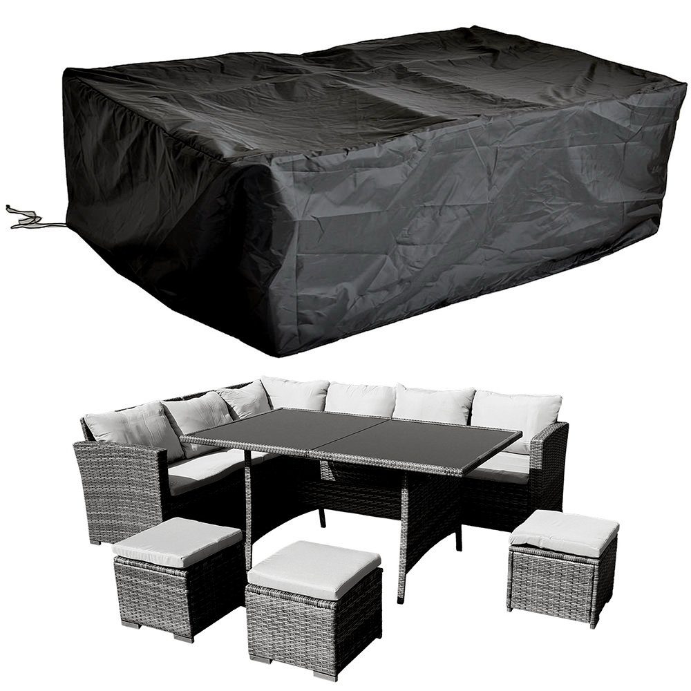 Melko Gartenmöbel-Schutzhülle Schutzhülle 262x192x70 Abdeckplane Gartenmöbe günstig online kaufen
