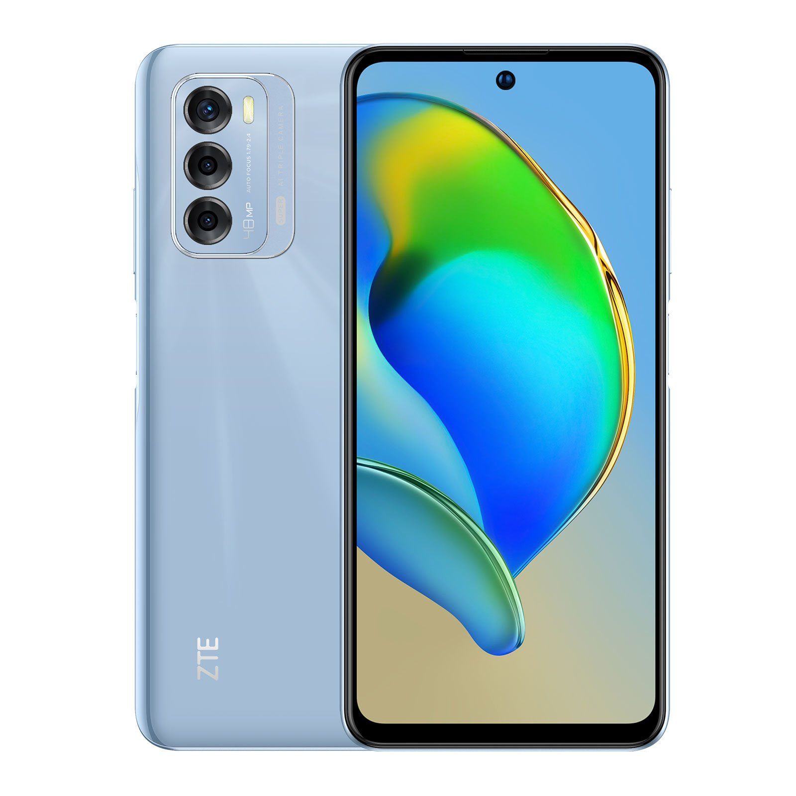 ZTE Blade V40 Smartphone (16,94 cm/6,67 Zoll, 128 GB Speicherplatz, 48 MP  Kamera), 128 GB Speicherkapazität, erweiterbar durch microSD-Card (bis zu 1  TB)