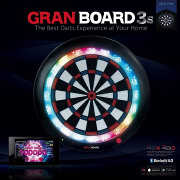 GRANBOARD Dartscheibe GranBoard 3s Blue, Dartboard Dart Board Scheibe Darts