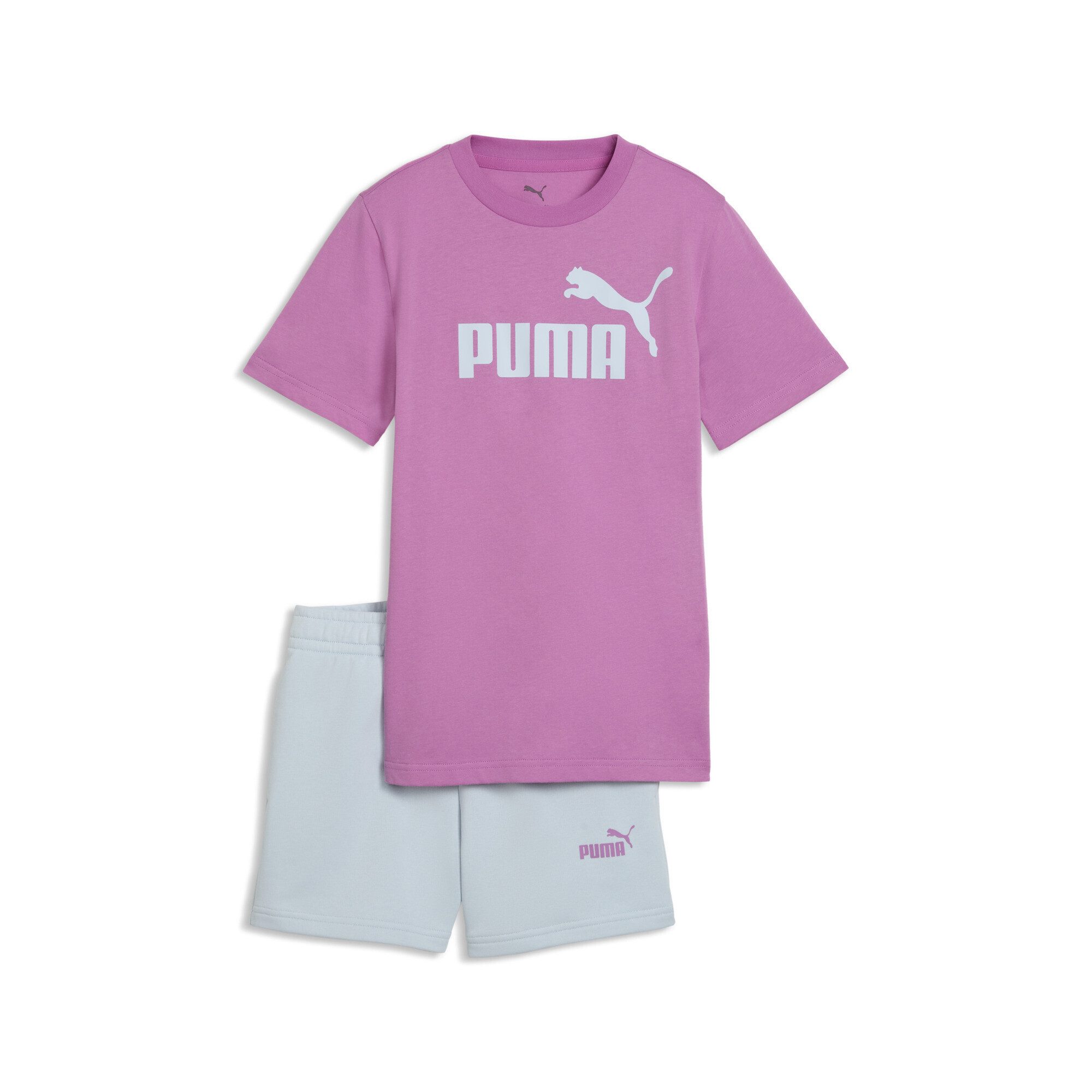 PUMA Freizeitanzug Essentials No.1 Logo T-Shirt und Shorts Set Mädchen