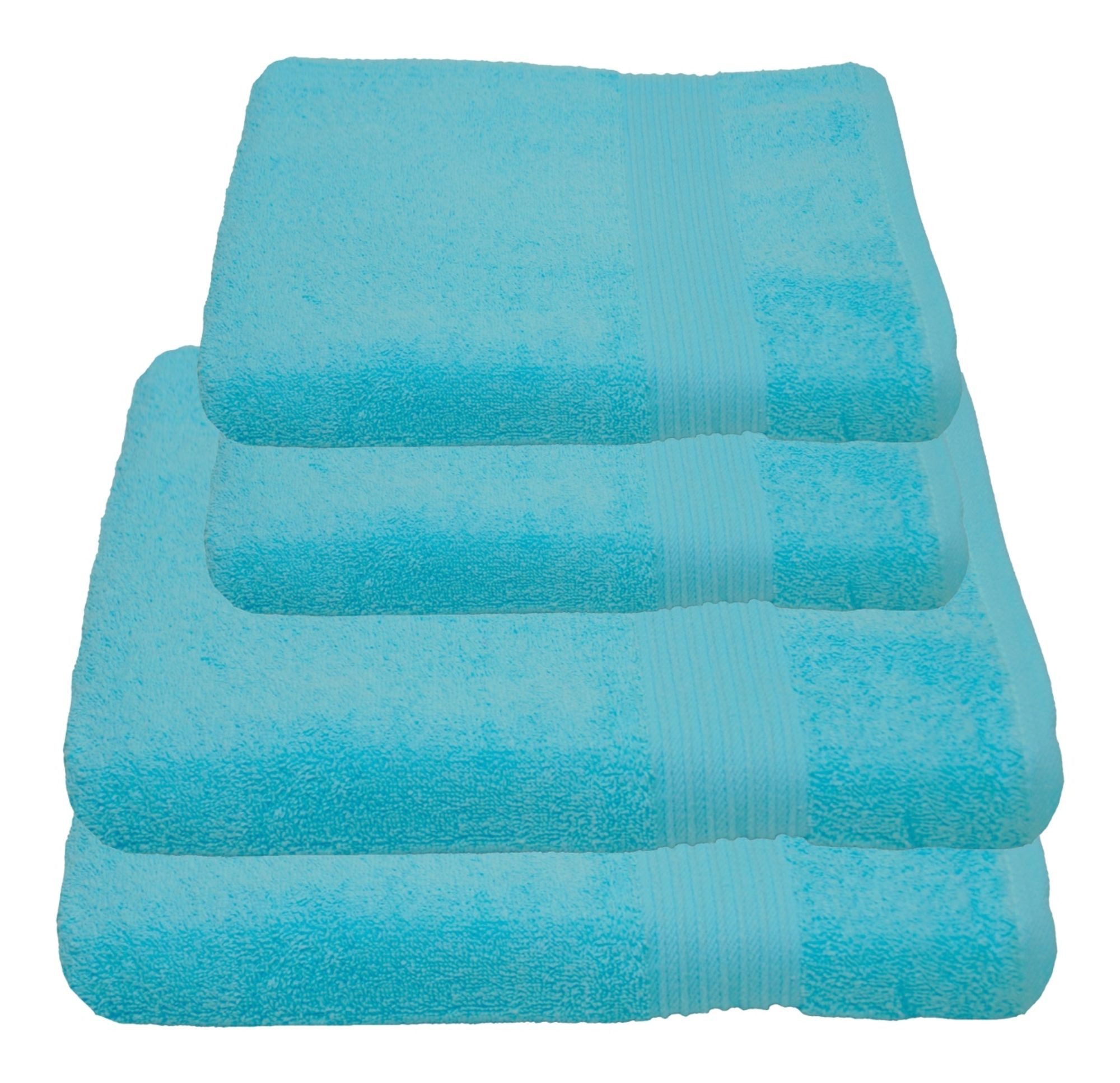 Handtücher 4-Handtücher-Babyblau