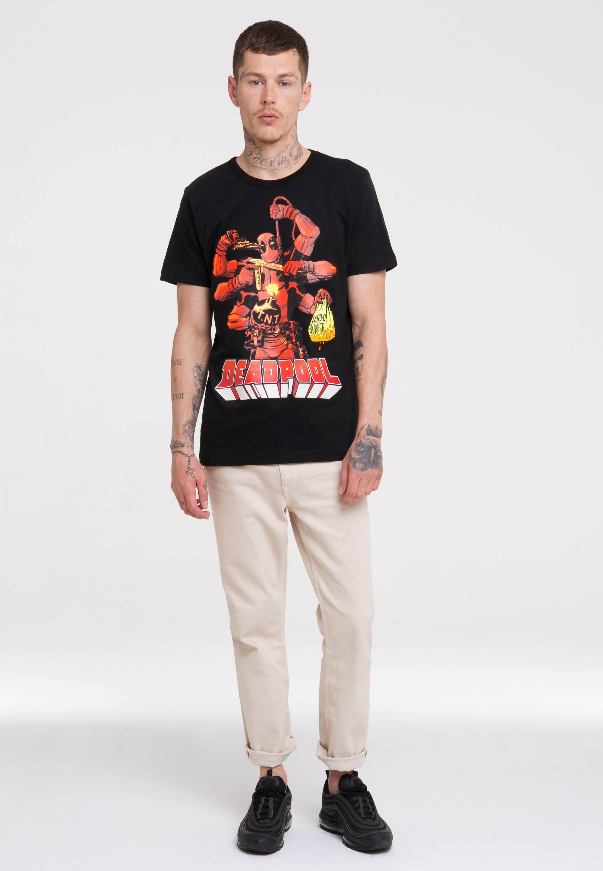 LOGOSHIRT T-Shirt "Marvel Comics - Deadpool", mit lizenziertem Print günstig online kaufen