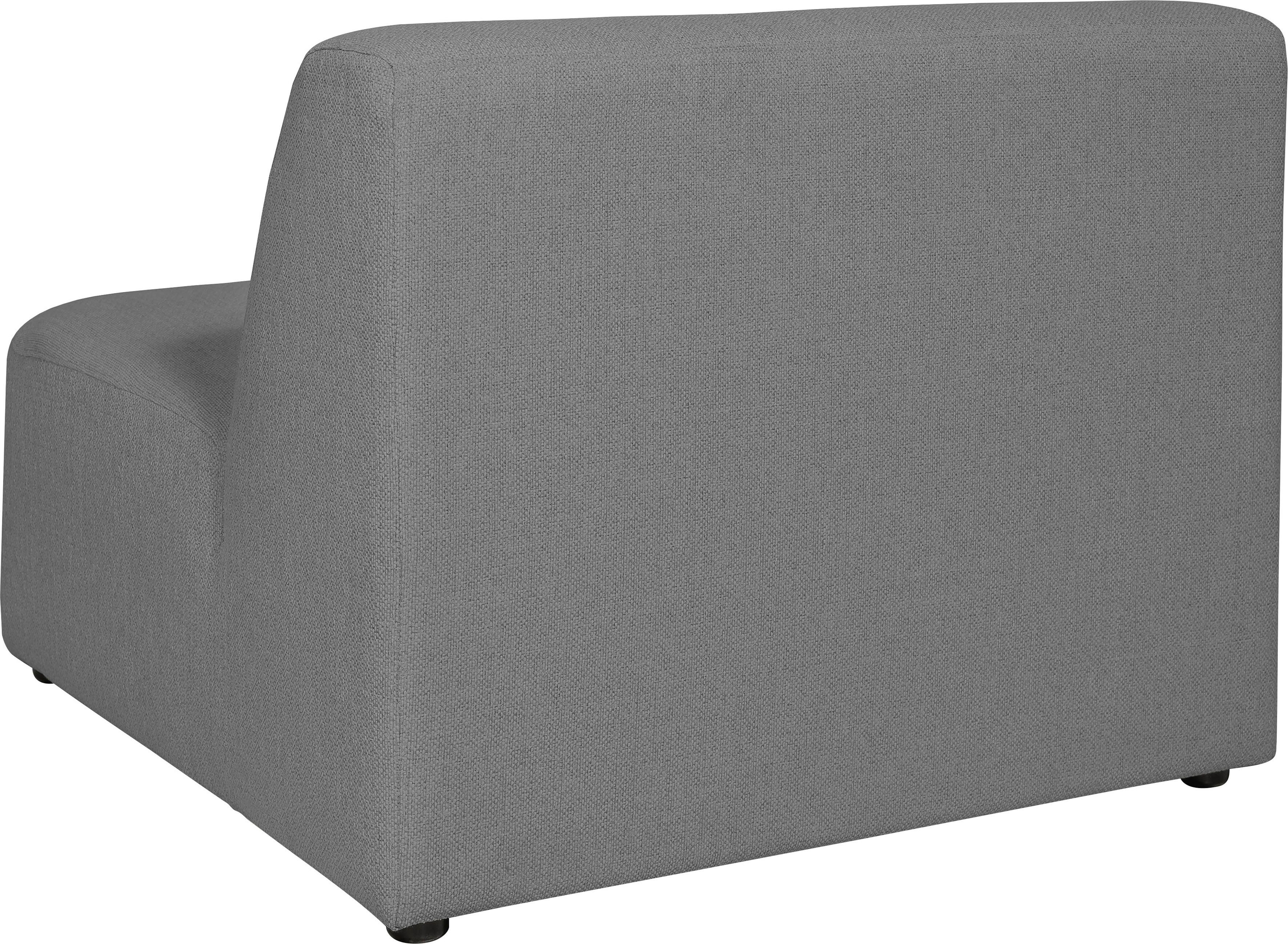 INOSIGN Sofa-Mittelelement Koa, grey angenehmer schöne Komfort, Proportionen