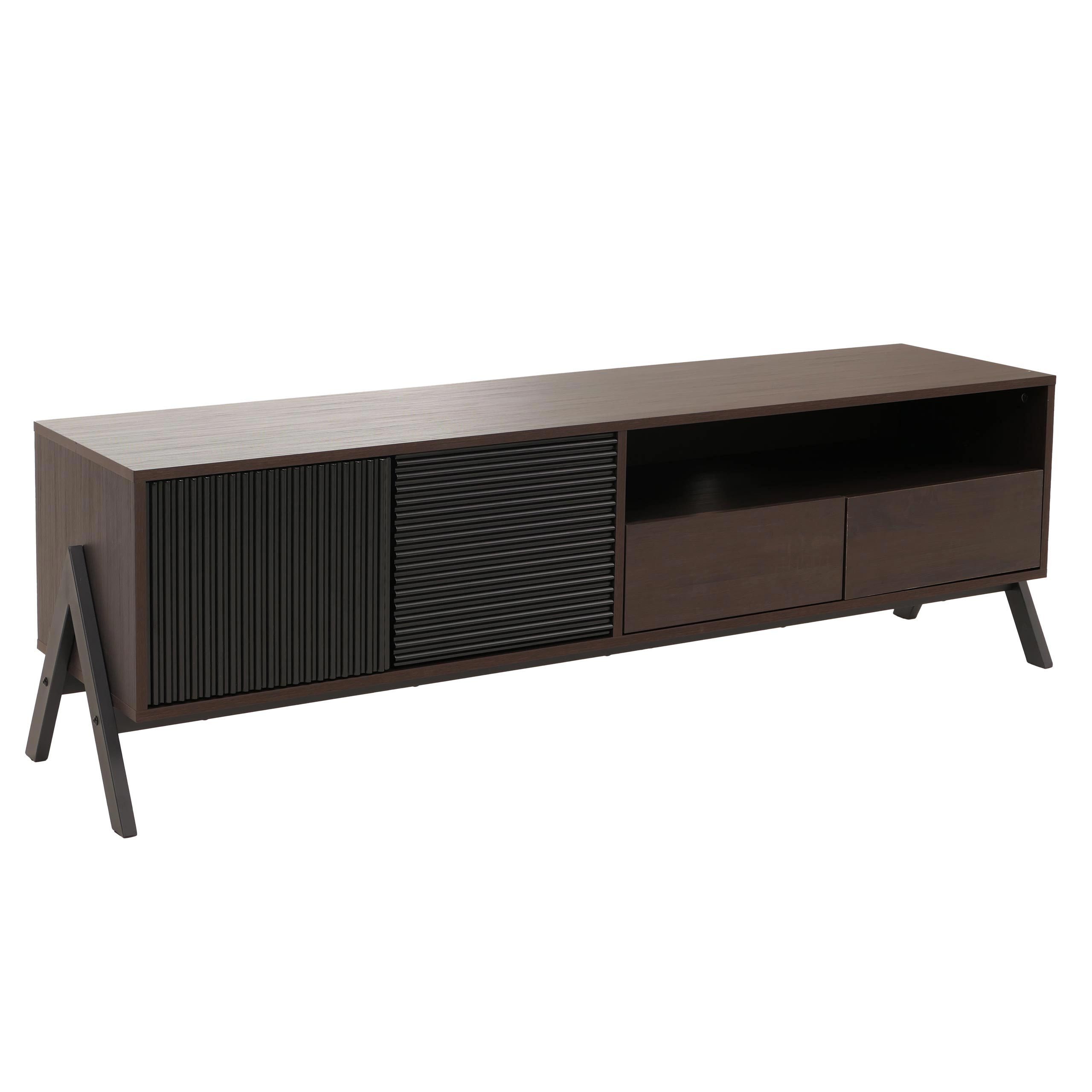 MCW TV-Rack MCW-O40-TV, Mit strukturierten Türen
