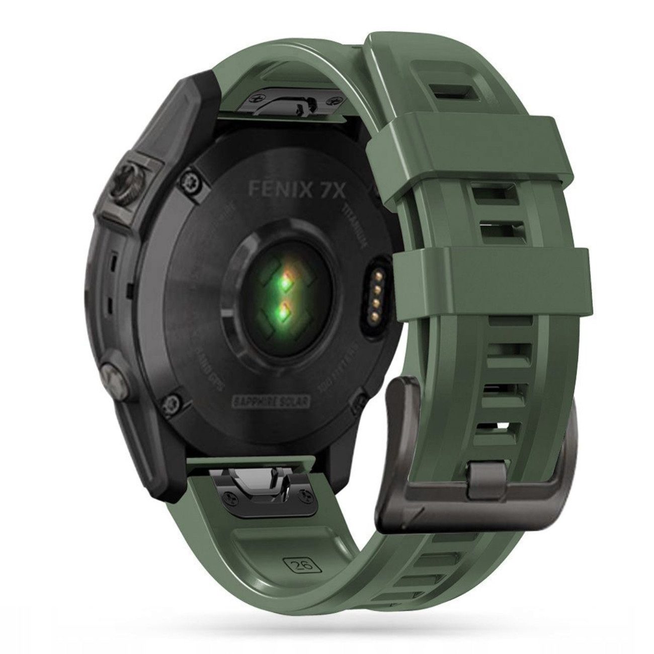 TECH PROTECT Smartwatch-Armband für Garmin Fenix 5 / 6 / 6 Pro / 7, Quick-Fit-System für schnellen Armbandwechsel