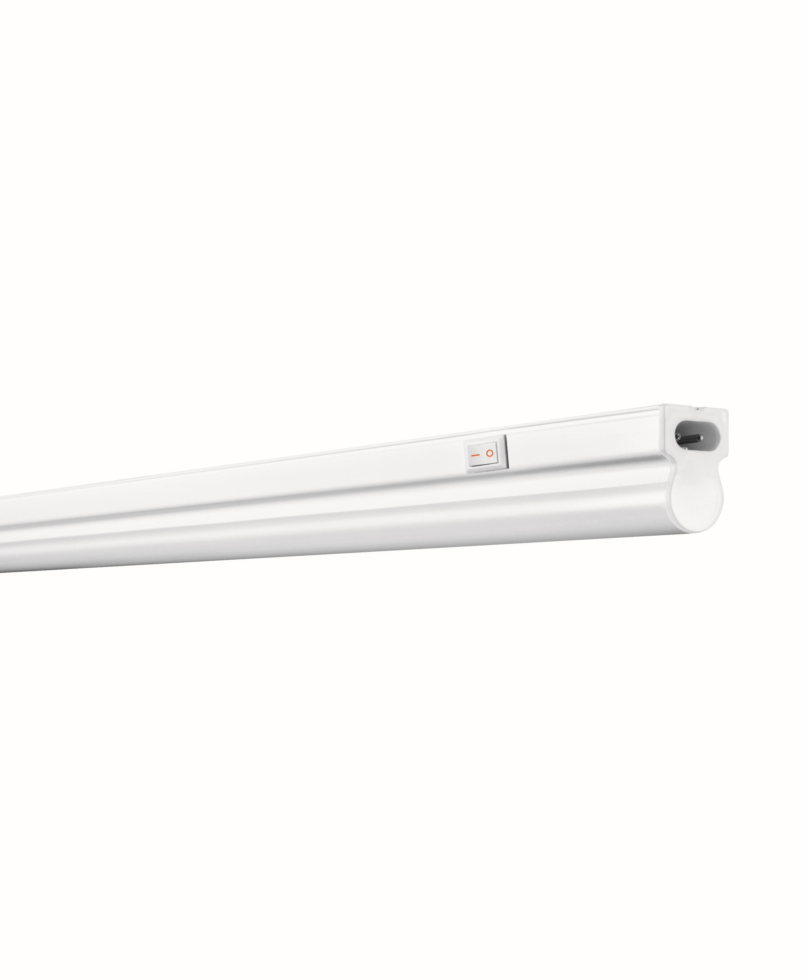 Ledvance LED Lichtleiste LINEAR COMPACT SWITCH, Innenraumanwendungen, LED fest integriert, Leuchtmittel enthalten, Warm weiß, Eingebauter Schalter, Bis zu 10 Leuchten aneinander verbindbar