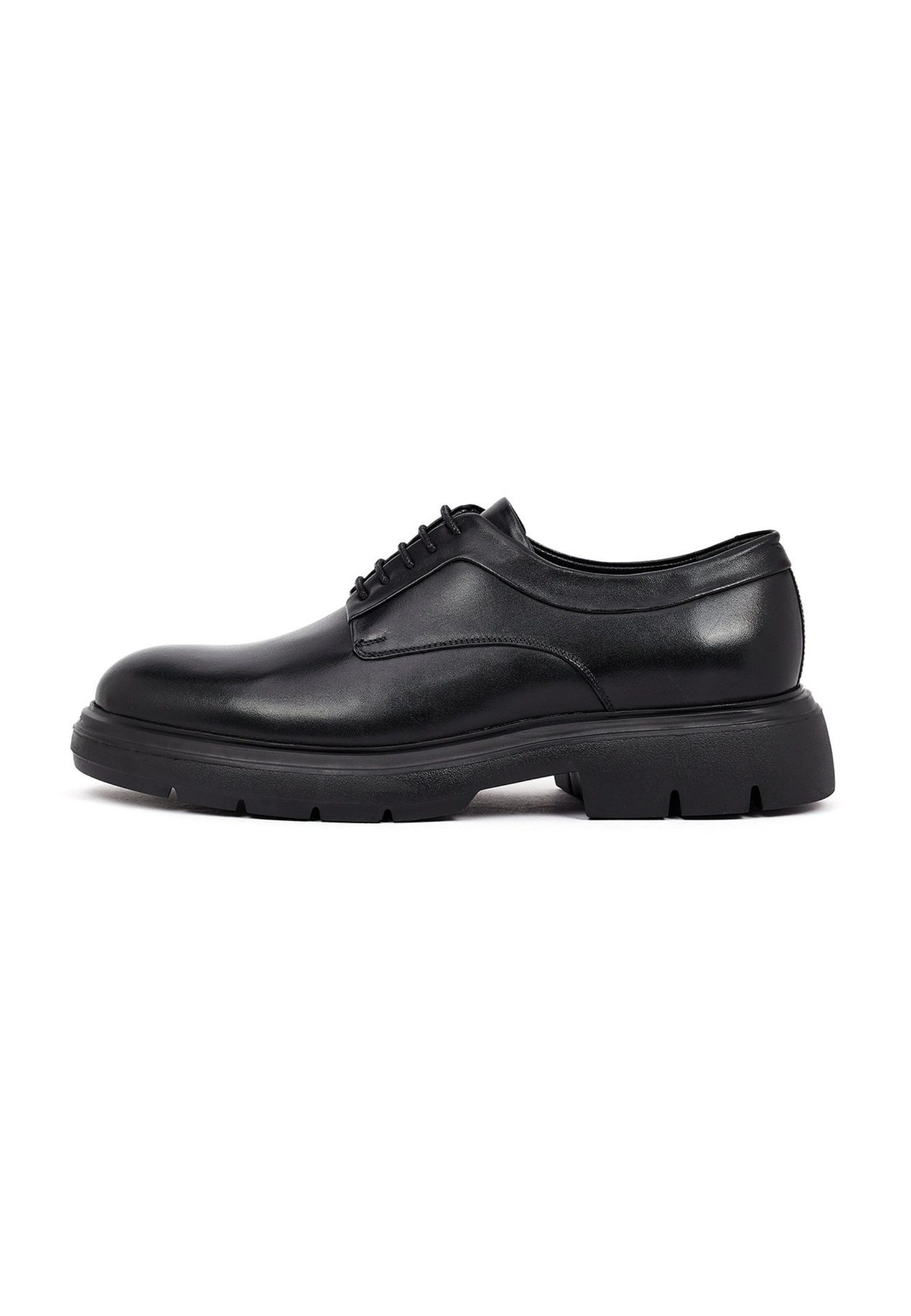 Freizeit-Schnürschuhe aus Leder Schnürschuh