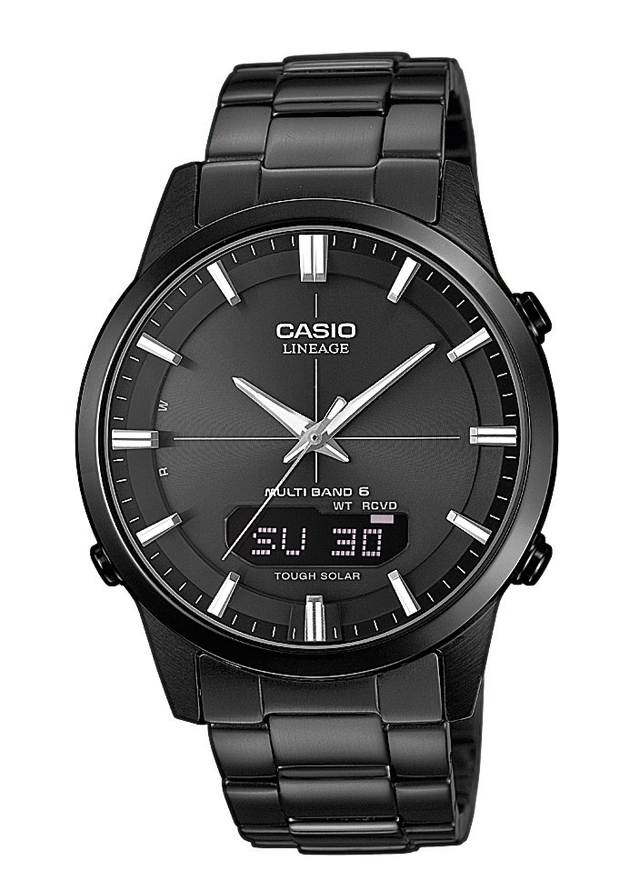 Casio Funk Funkchronograph LCW-M170DB-1AER, Solaruhr, Armbanduhr, Herren, digital, Stoppfunktion