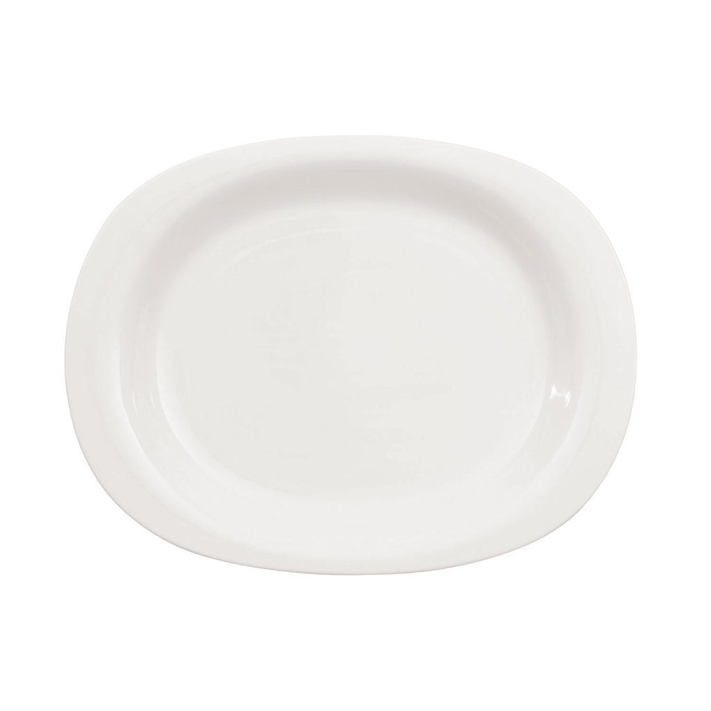 Villeroy & Boch Servierplatte New Cottage Basic Servierplatte 34 cm, Porzellan, (1-tlg)