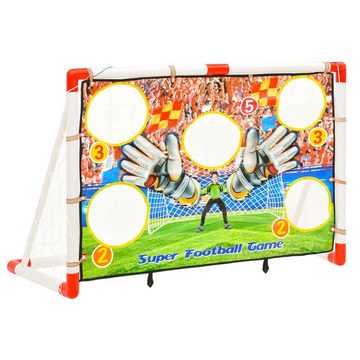 vidaXL Fußballtor Fußballtor-Set mit Torwand 120x51x77,5 cm
