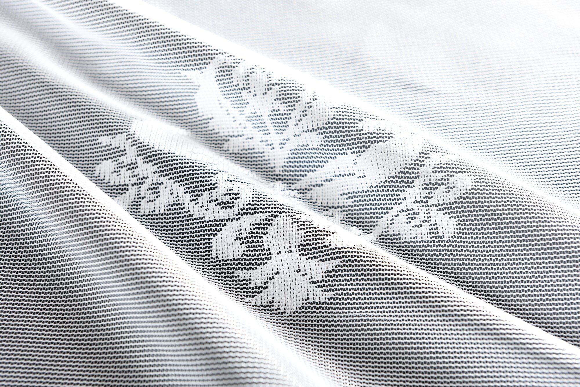 Gardinenbox Bogenstore (1 St), Kräuselband, transparent, Jacquard, Jacquard Barock Blumenmuster Universalband 13142