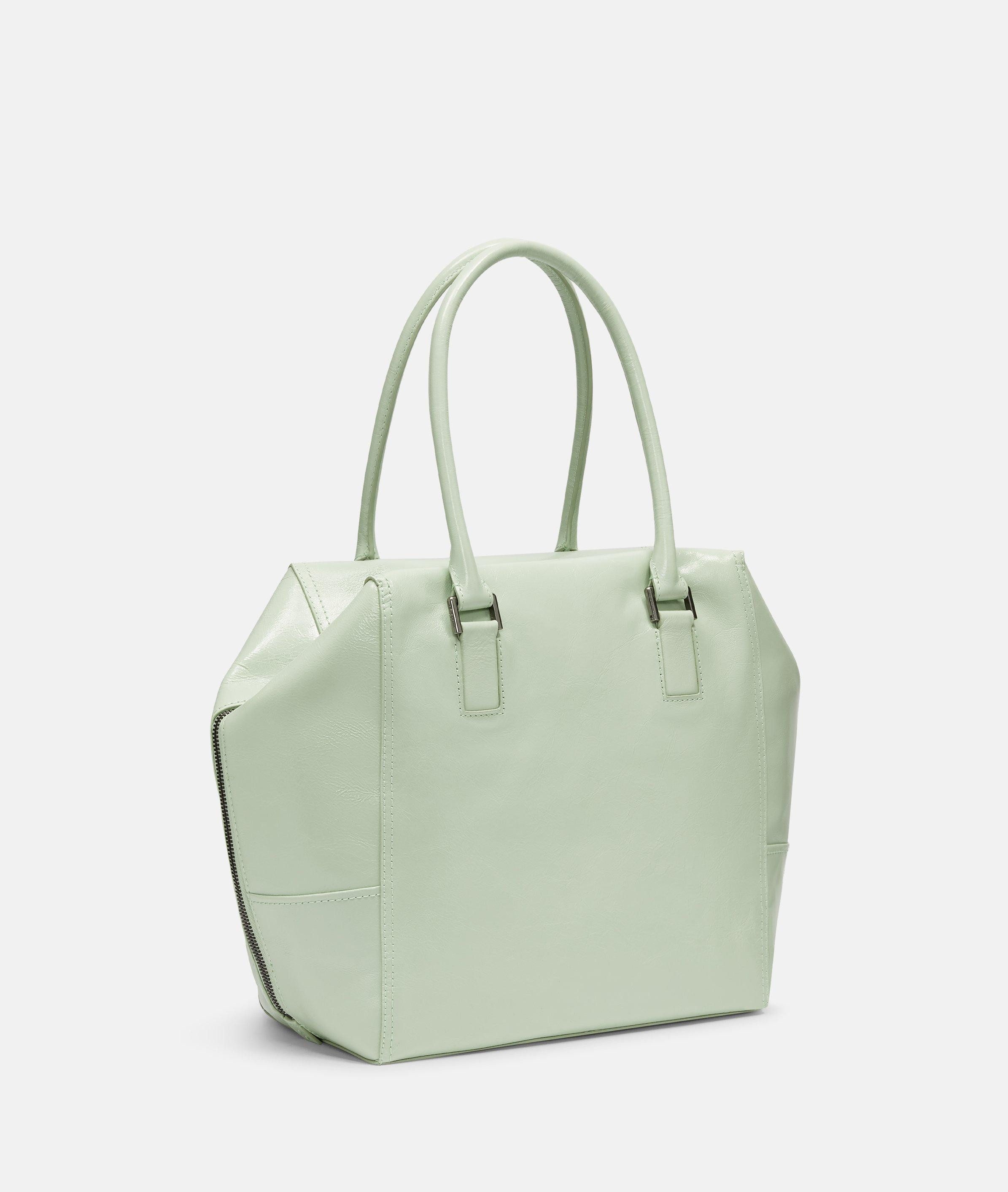 Liebeskind Berlin Handtasche Satchel, Geräumige Schultertasche aus Rindsled günstig online kaufen