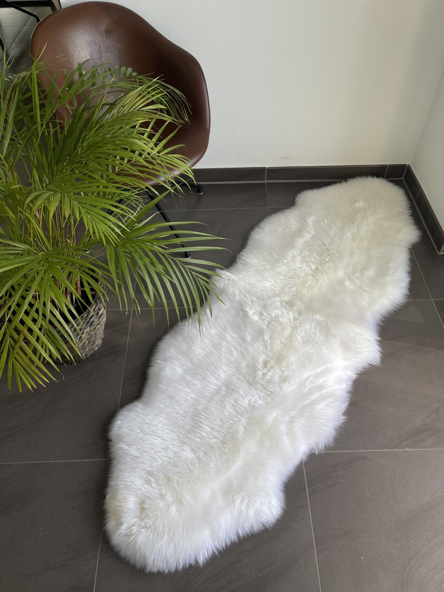 Kaiser Fellteppich Dekorationsfell Double ca. 180 x 60 cm