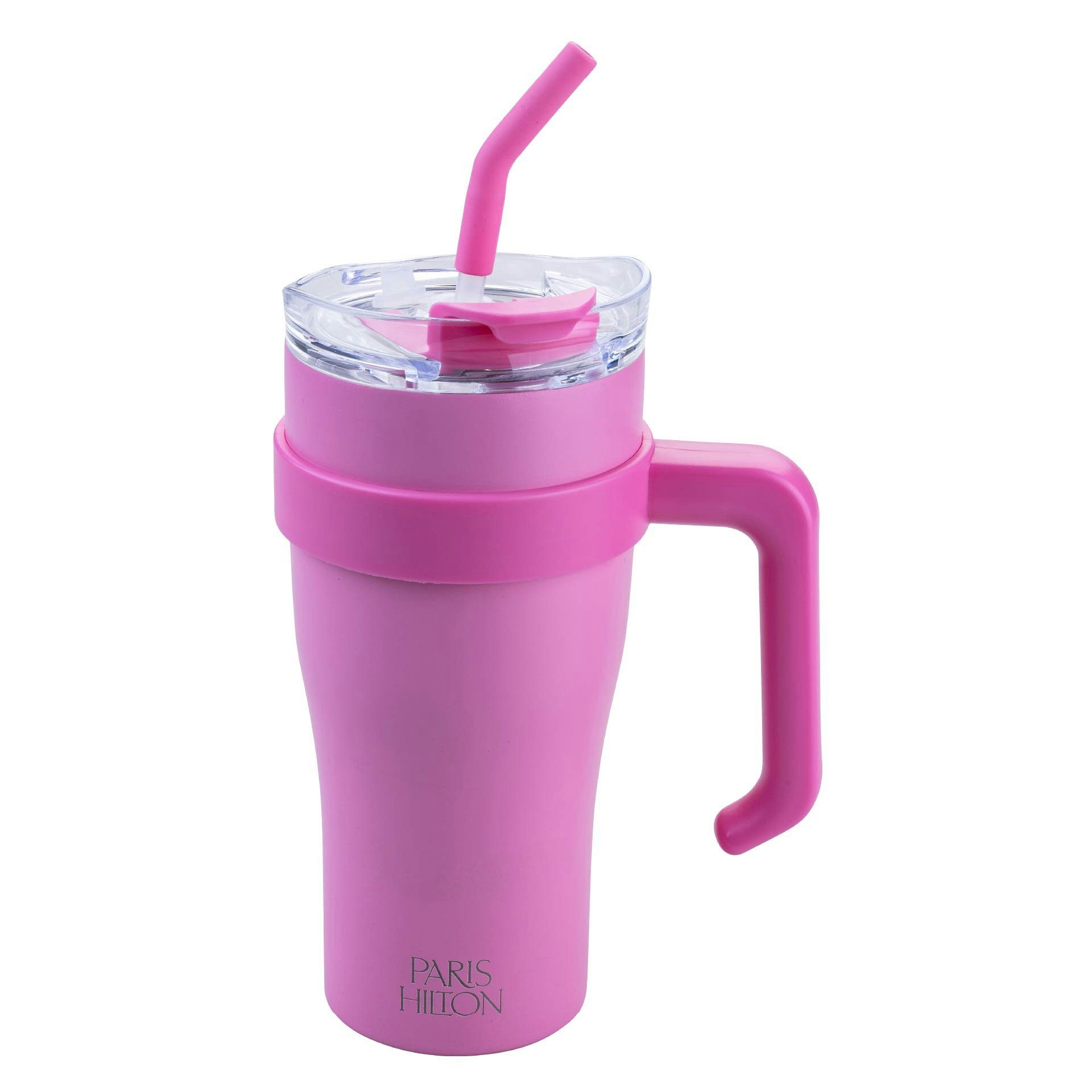Paris Hilton Thermobecher Isolierbecher, Kaffee-To-Go-Becher, Edelstahl-Trinkbecher