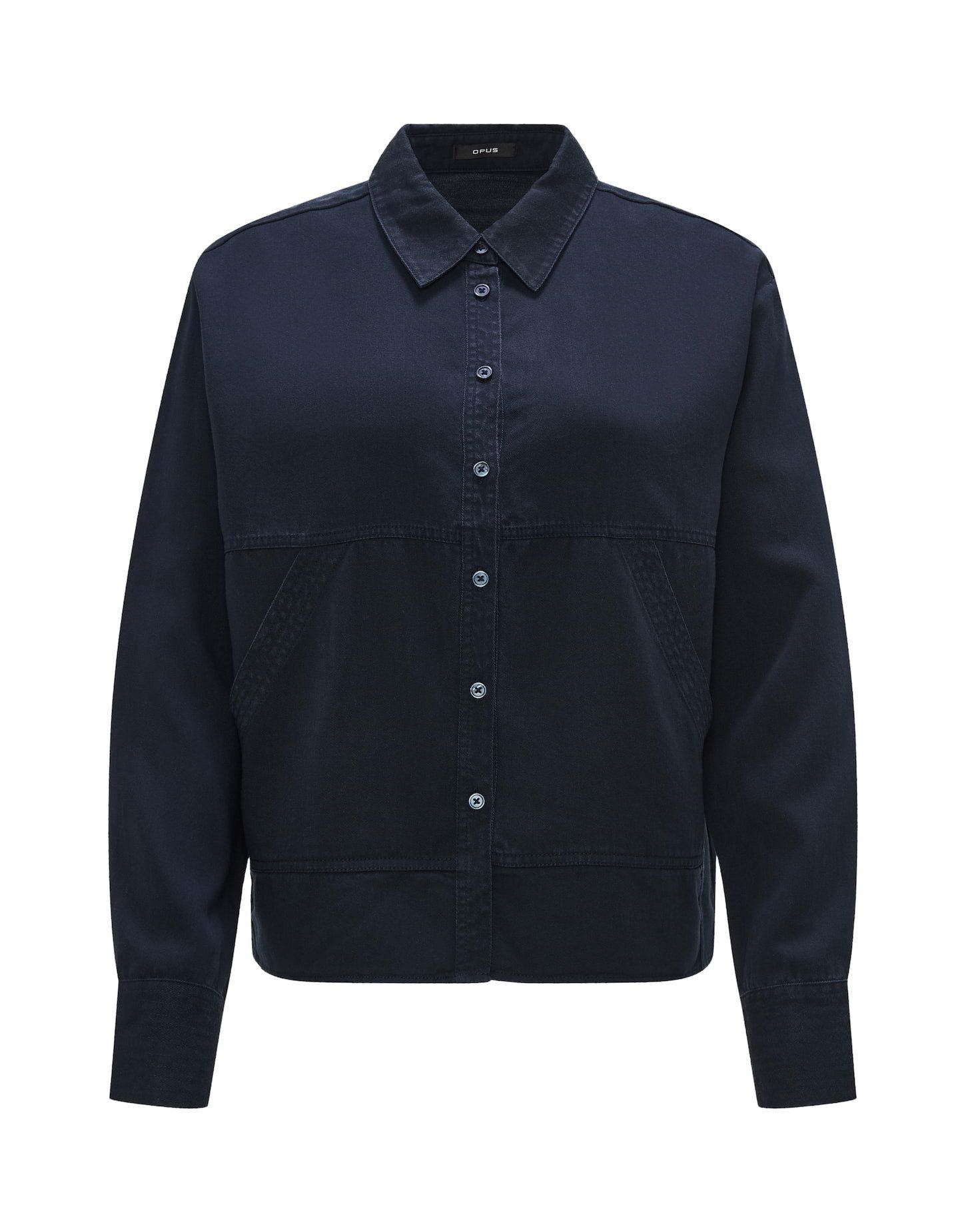 OPUS Hemdbluse Hemdbluse FJURI Regular aus Lyocell günstig online kaufen