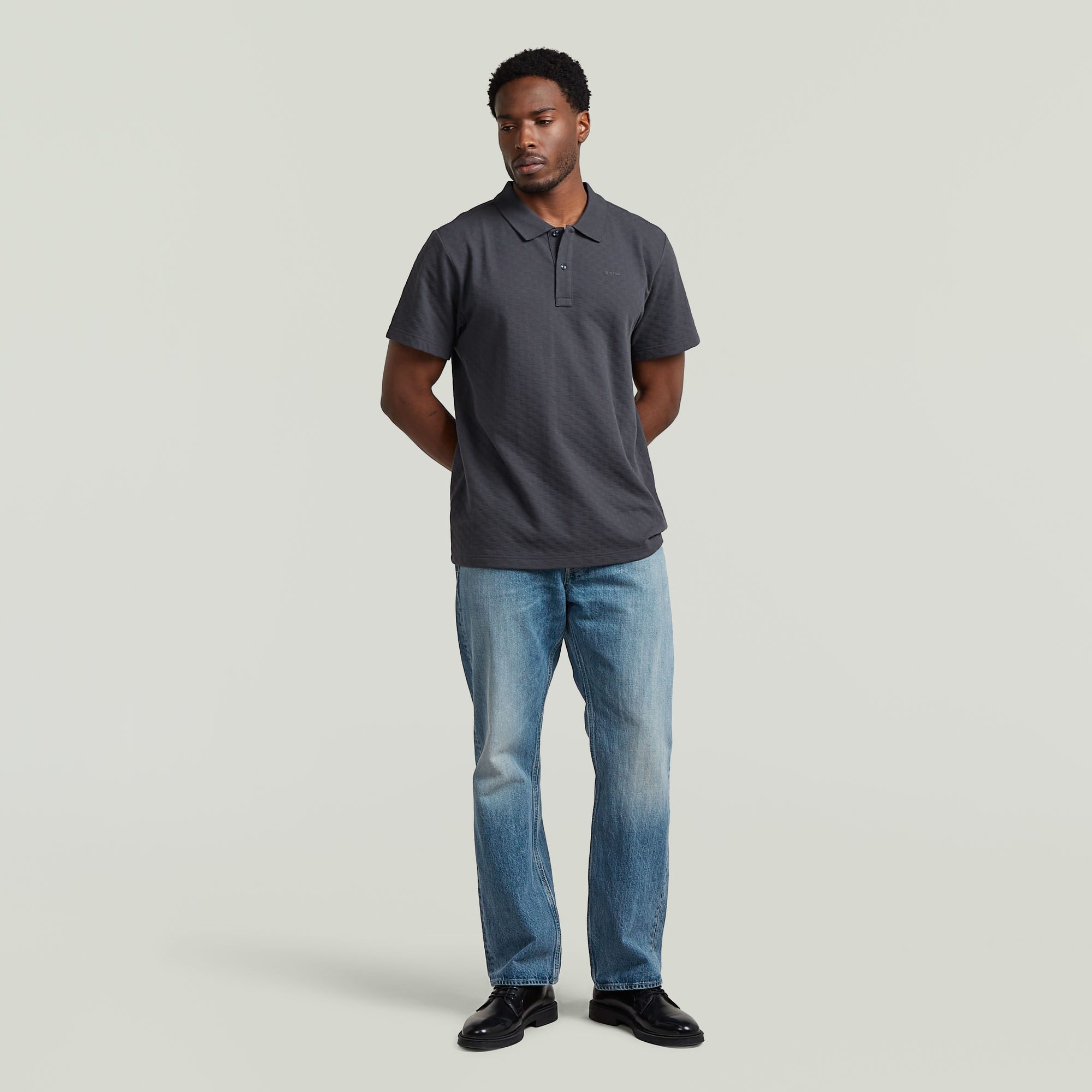 G-STAR Poloshirt Core Regular Jacquard Polo aus Baumwolle – Bild 4 von 5