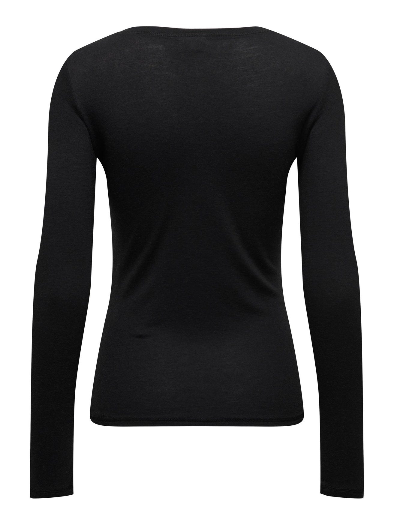 JACQUELINE de YONG T-Shirt Langarm Shirt Schwarz-2 6403 JDYSUMA Pullover Basic in Dünner