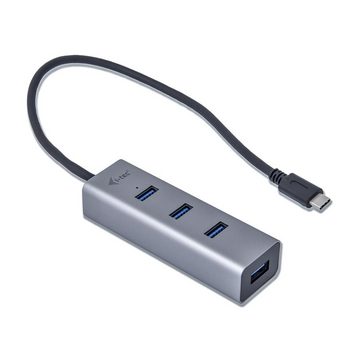 I-TEC USB-Verteiler USB-C Metal HUB 4 Port, Thunderbolt 3 kompatibel