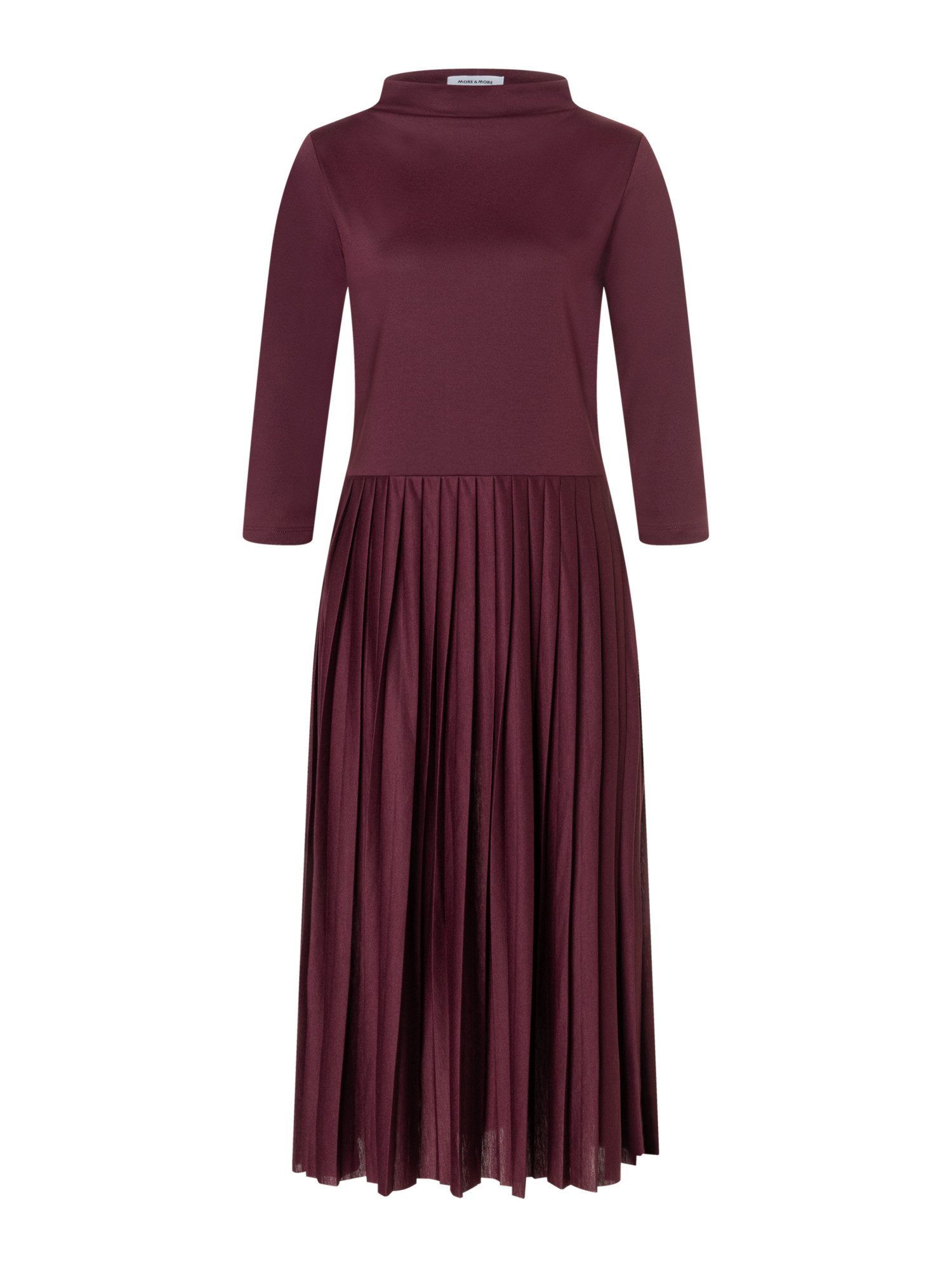 Jerseykleid Schlupfkleid midi, 3/4 Arm
