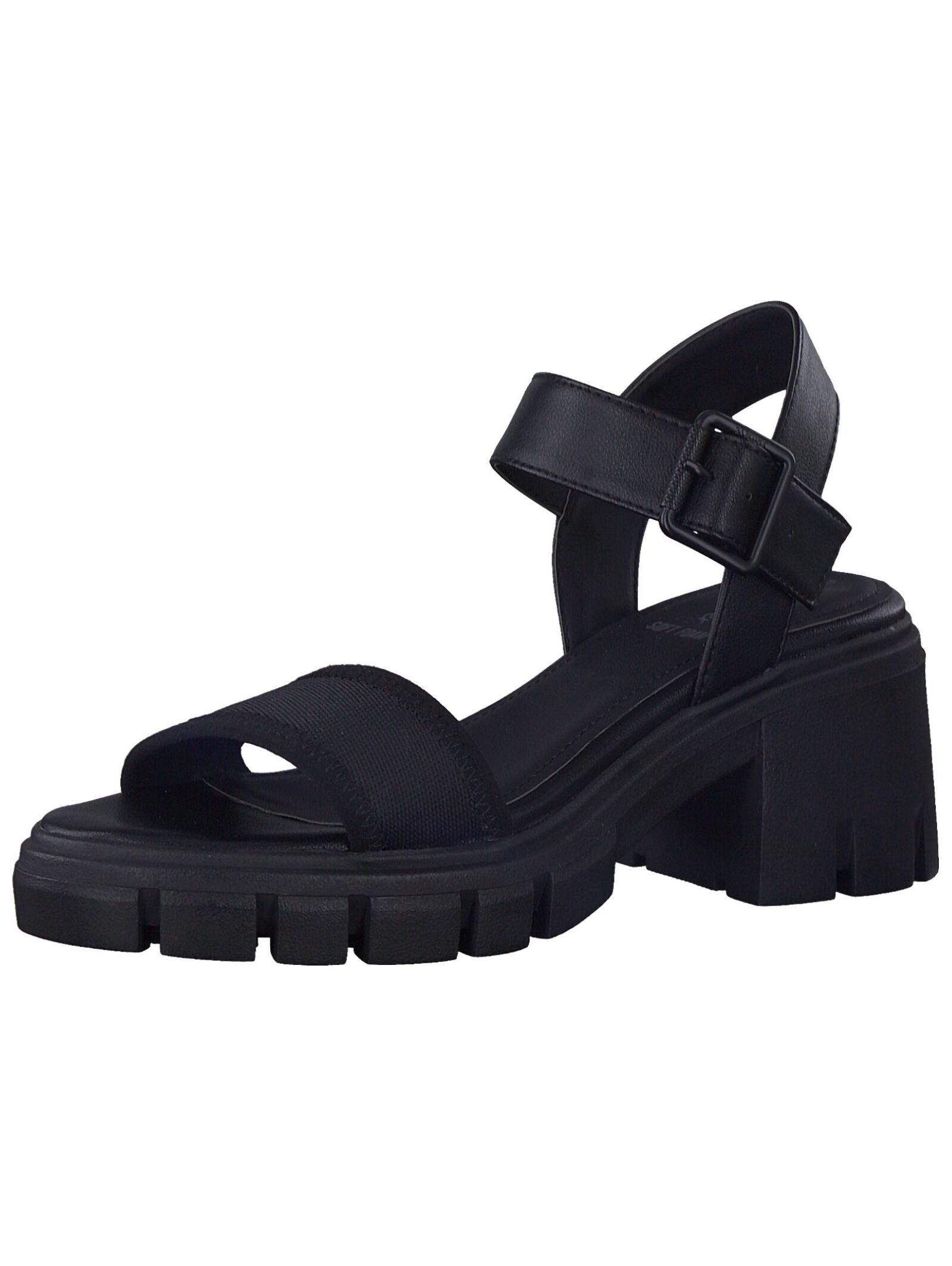 Sandalen Lederimitat/Textil Riemchensandalette
