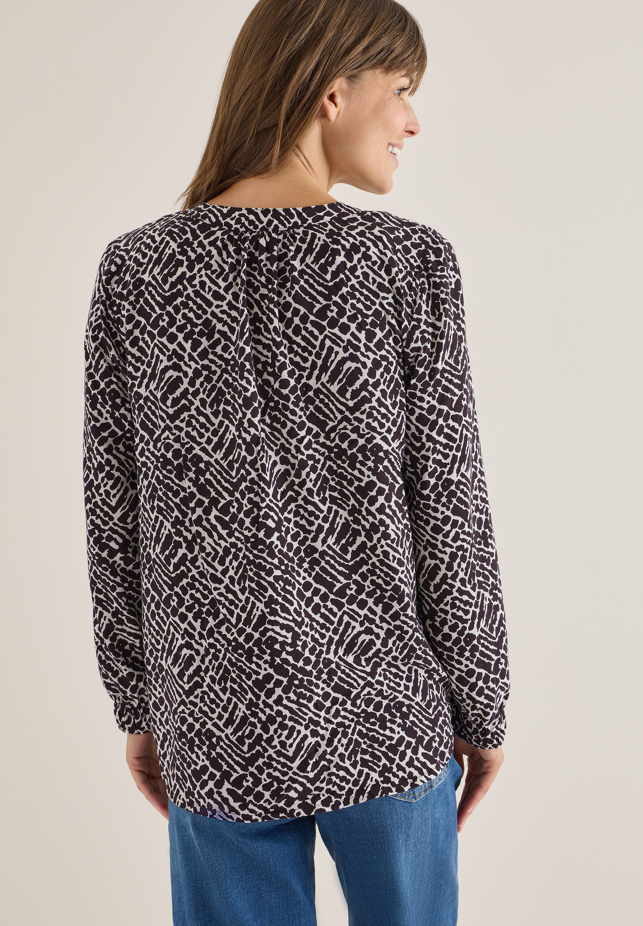 CECIL Langarmbluse mit grafischem Muster günstig online kaufen