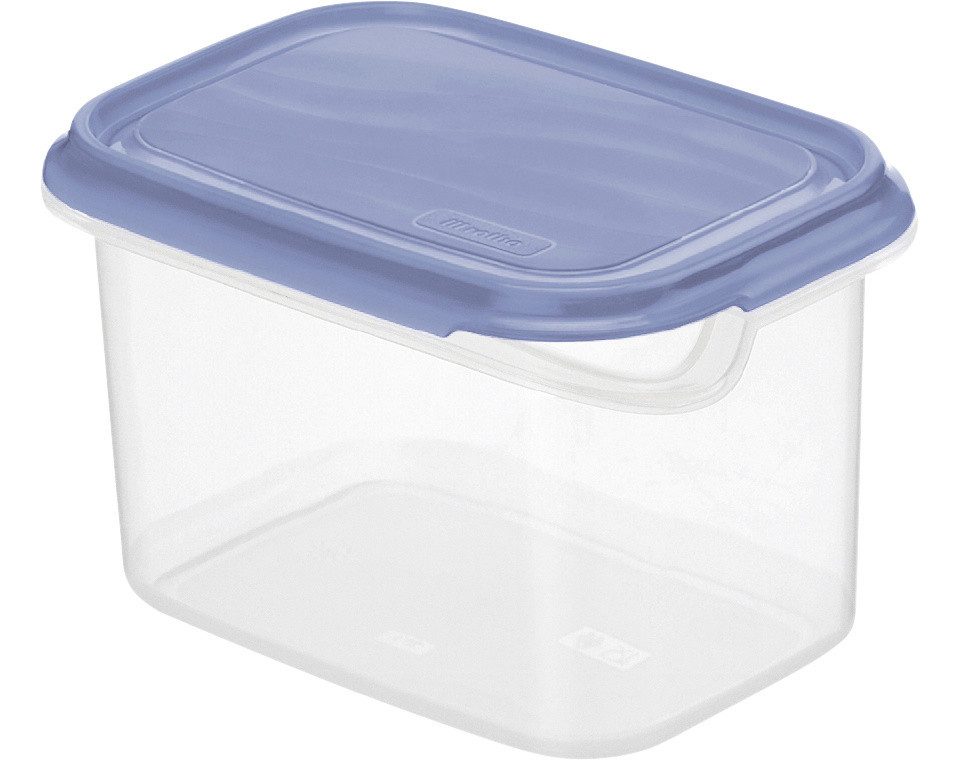 ROTHO Vorratsdose Rotho Kühlschrankdose Rondo 1 l horizon blau, Kunststoff