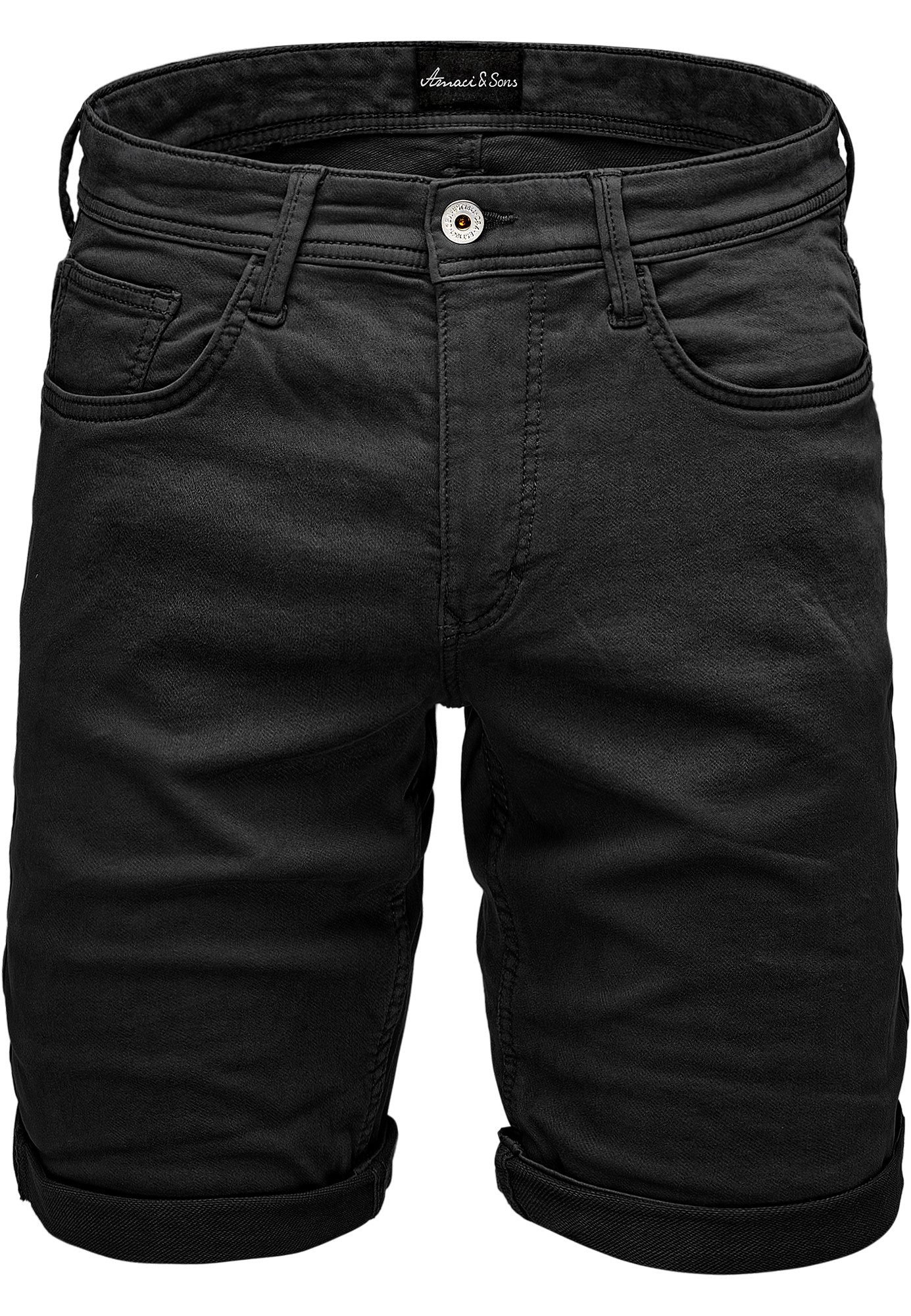 Amaci&Sons Jeansshorts CHEVIOT Jeansshorts Herren Bermuda Jeans Short Hose günstig online kaufen