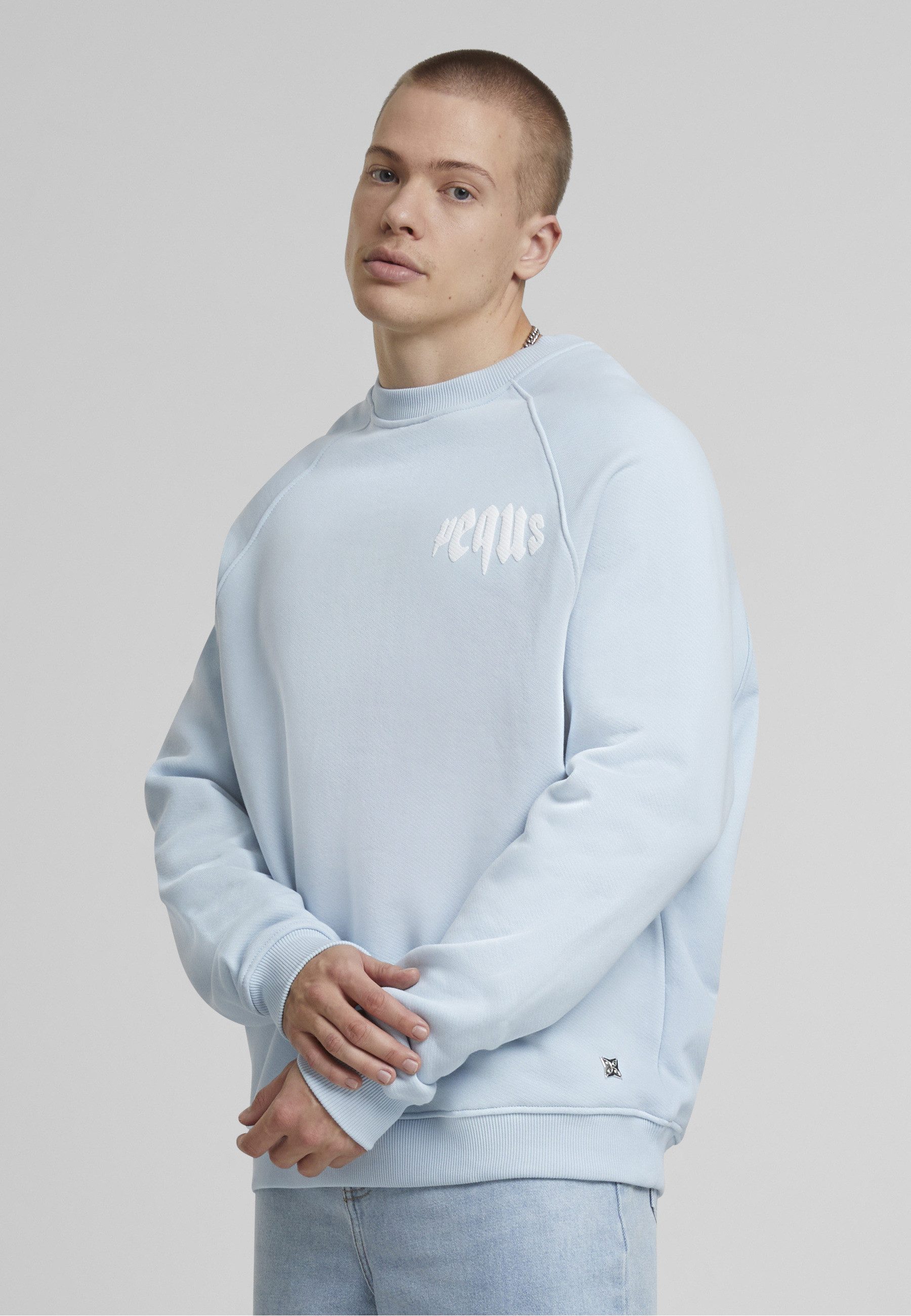 PEQUS Rundhalspullover PEQUS PEQUS Mythic Chest Logo Sweater (1-tlg)