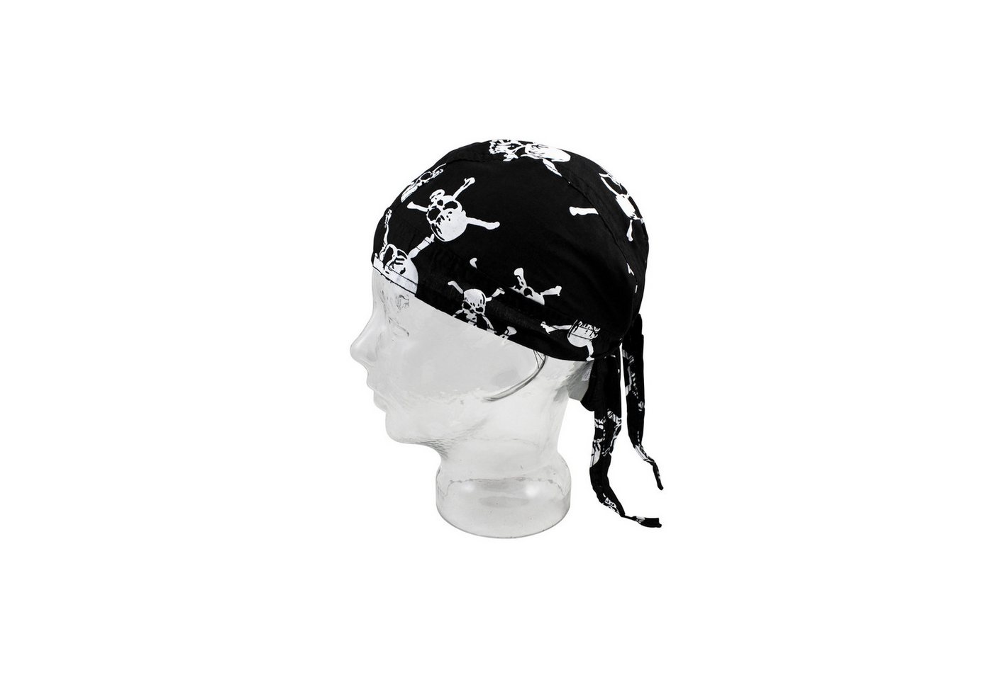 BestSaller Kostüm Piraten Bandana Tuch mit Totenköpfen aus 100% Baumwolle, aus 100% Baumwolle