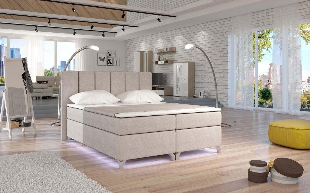 JVmoebel Bett Luxus Designer Polsterbett Bett Betten Designerbett Boxspring günstig online kaufen