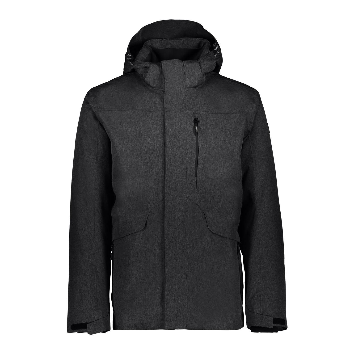 Outdoorjacke CMP Herren Outdoorjacke Man Long Jacket Zip Hood 38Z2117