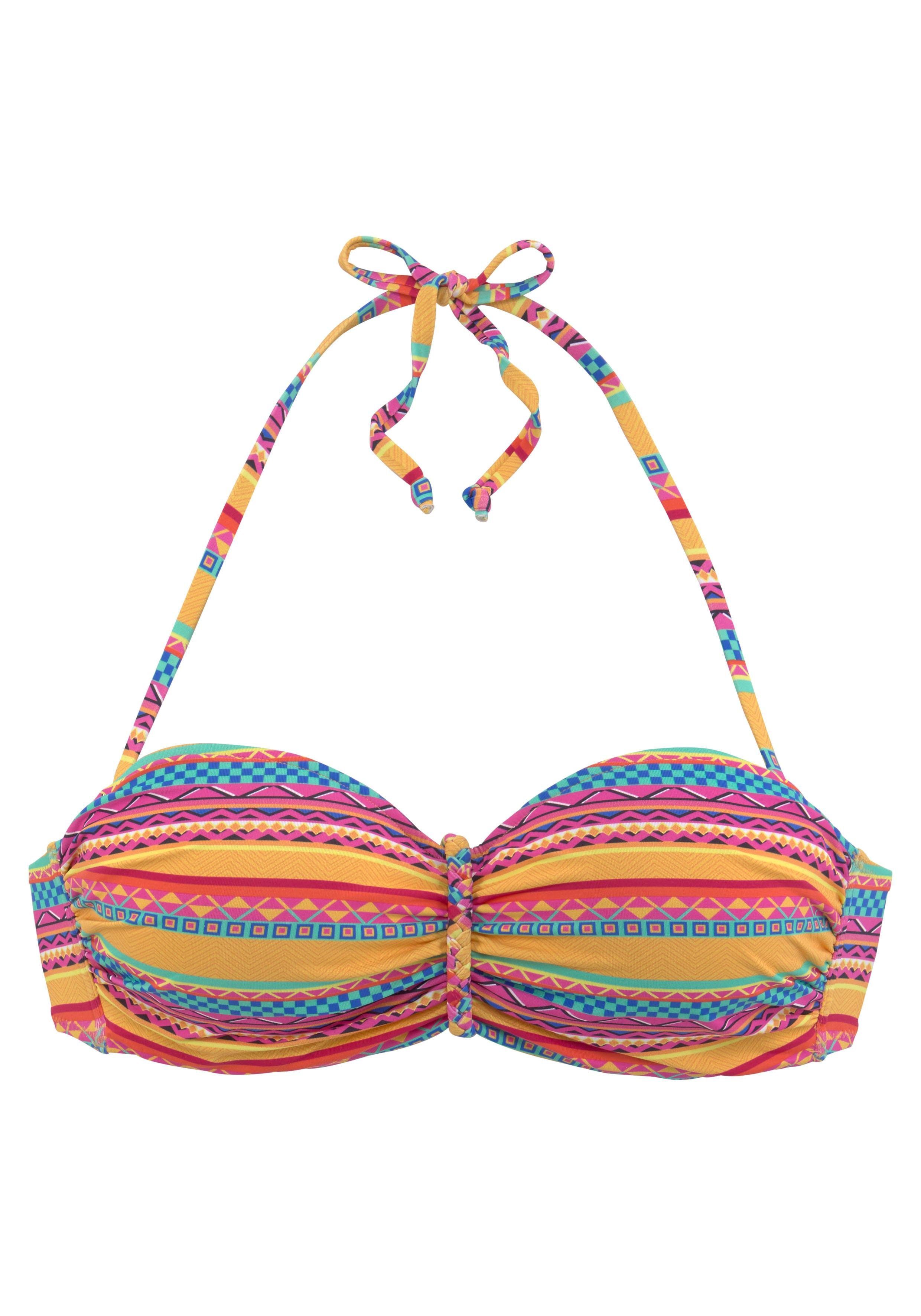 Flechtdetail Lux, Buffalo mit Bandeau-Bikini-Top