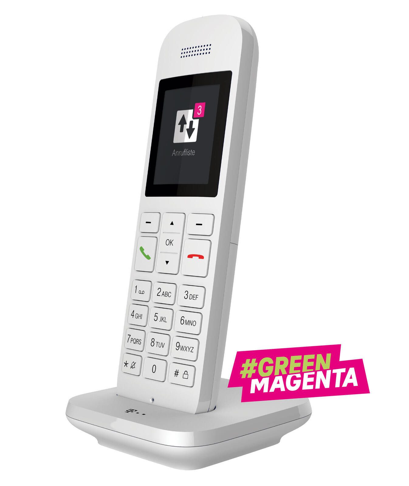 Telekom Telekom Speedphone 12 weiß Schnurloses DECT-Telefon – Bild 3 von 3
