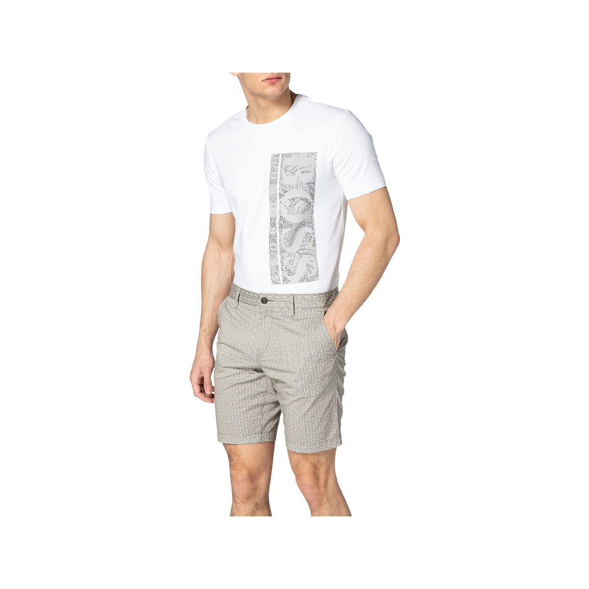 HUGO Cargoshorts beige regular (1-tlg., keine Angabe)