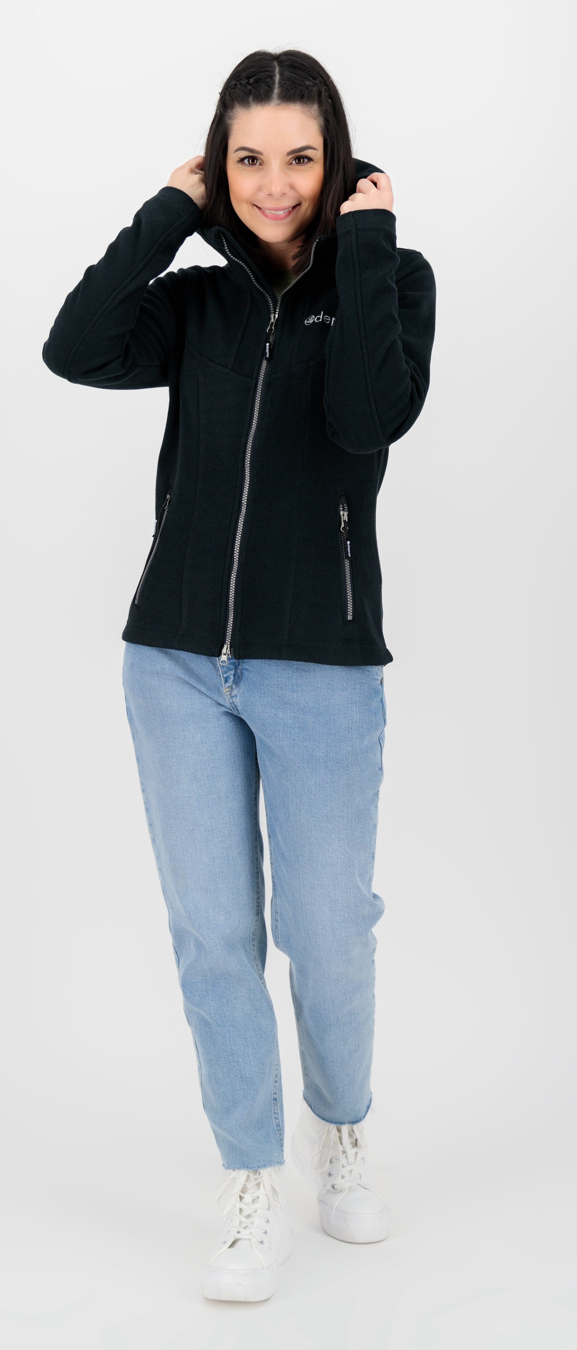 DEPROC Active Fleecejacke GLORY MAY OS Fleecejacke, Fleece, Mid-Layer, Strickfleece auch in großen Größen erhältlich