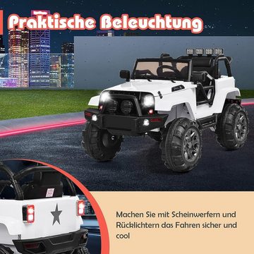 KOMFOTTEU Elektro-Kinderauto Elektro-Jeep, LED-Scheinwerfer