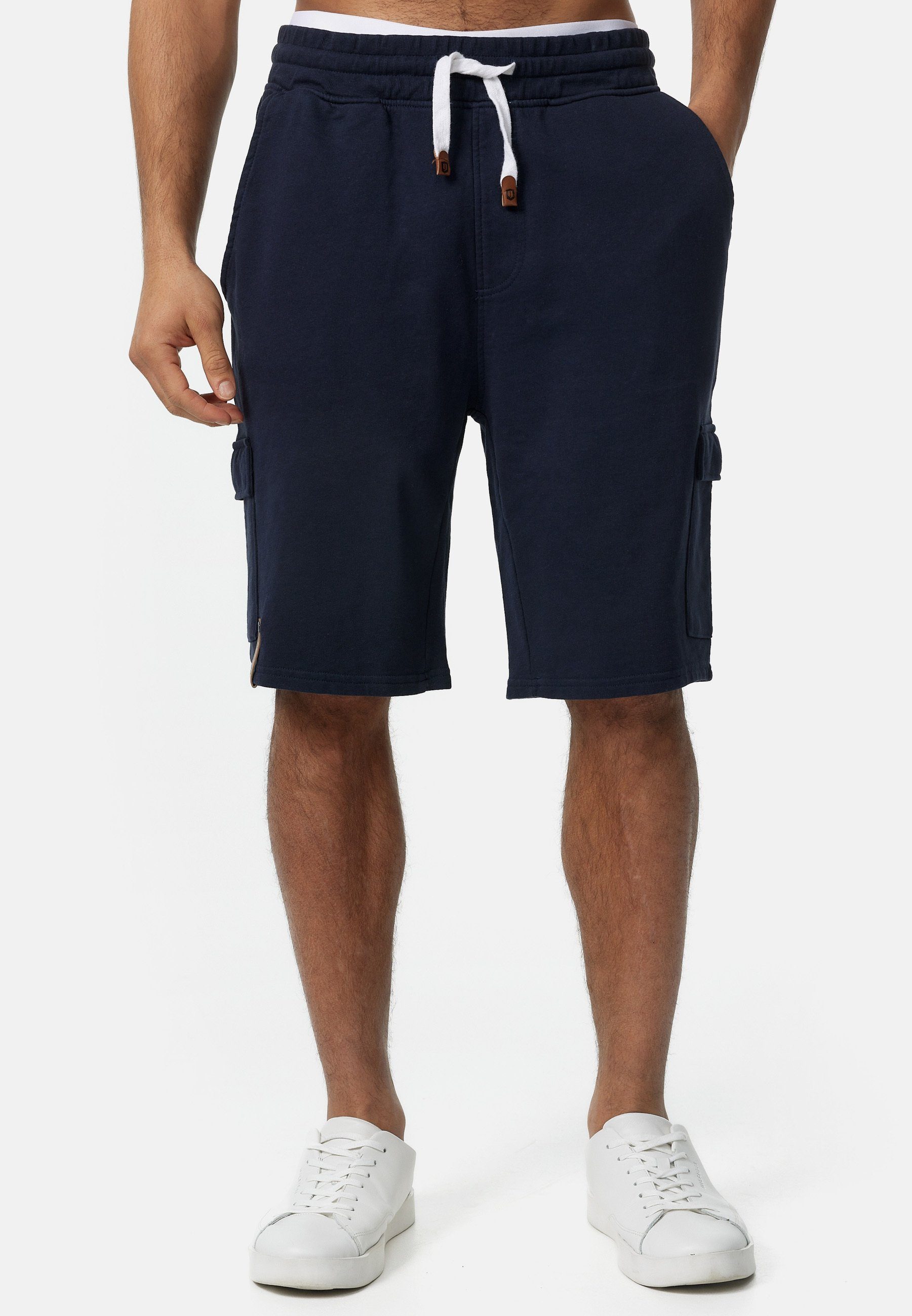 Indicode Sweatshorts White Rock