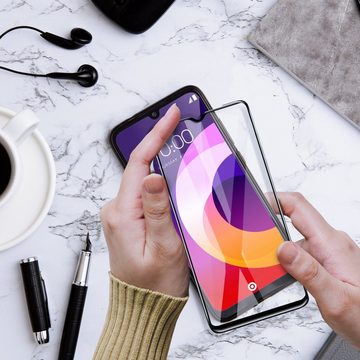 cofi1453 Handyhülle Schutzglas für Realme 8i 6,6 Zoll, Displayschutz Panzerglasfolie