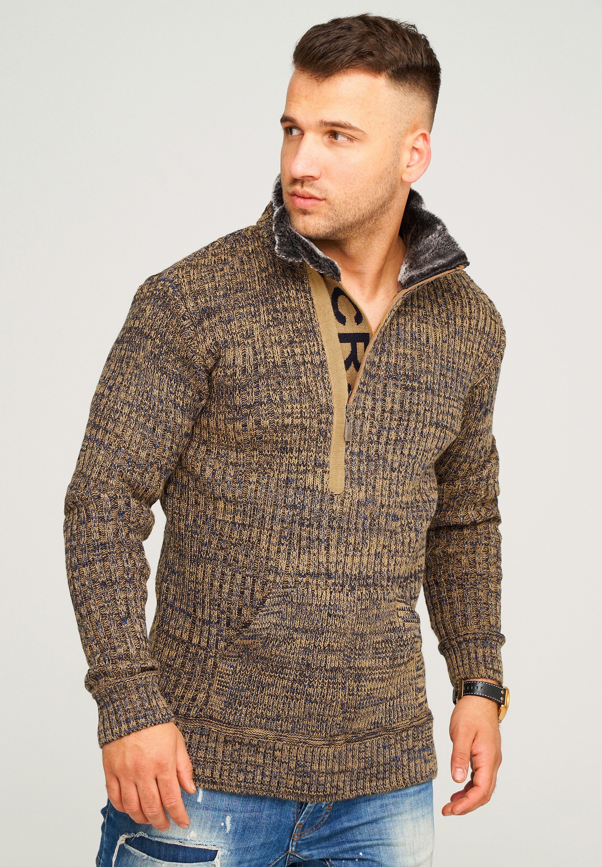 CARISMA Strickpullover CRSORTLAND Grobstrick Troyer Pullover günstig online kaufen