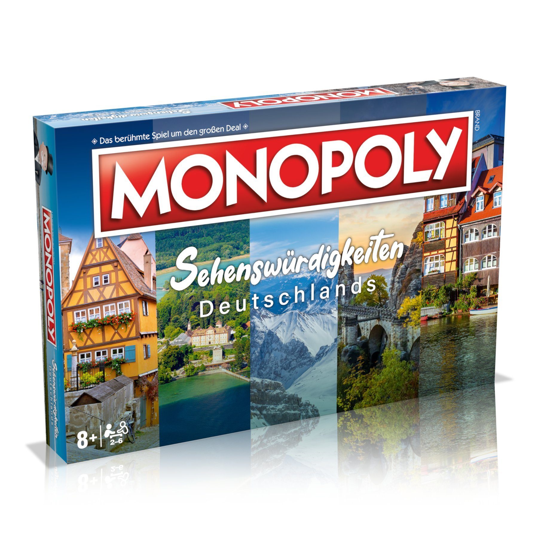 Monopoly - Moves Sehenswürdigkeiten Deutschlands Spiel, Brettspiel Winning