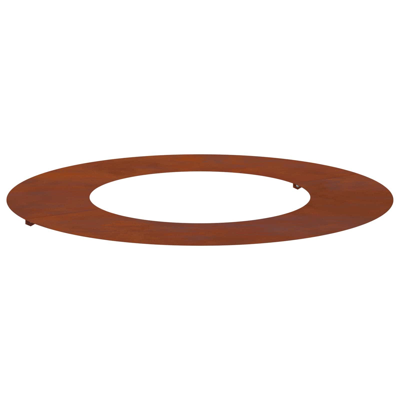 vidaXL Blumentopf geeignet für flachen Baumring Rostig Ø40/70 cm (1 St)