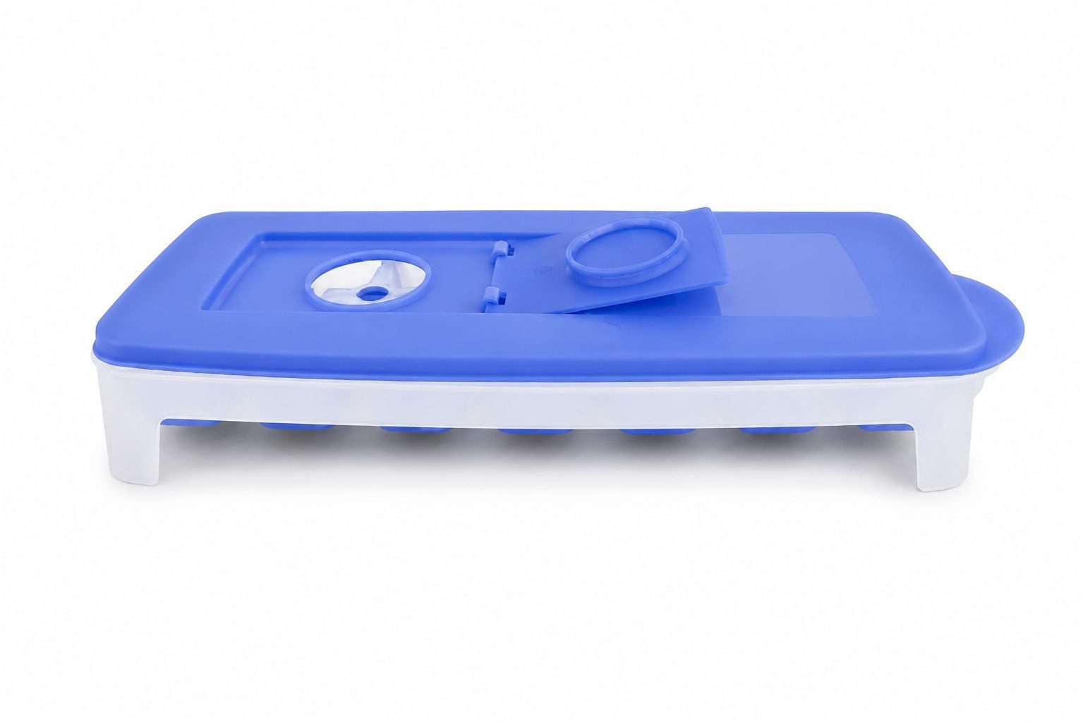 TUPPERWARE Eiswürfelform Gefrier-Behälter Eiswürfler weiß lila