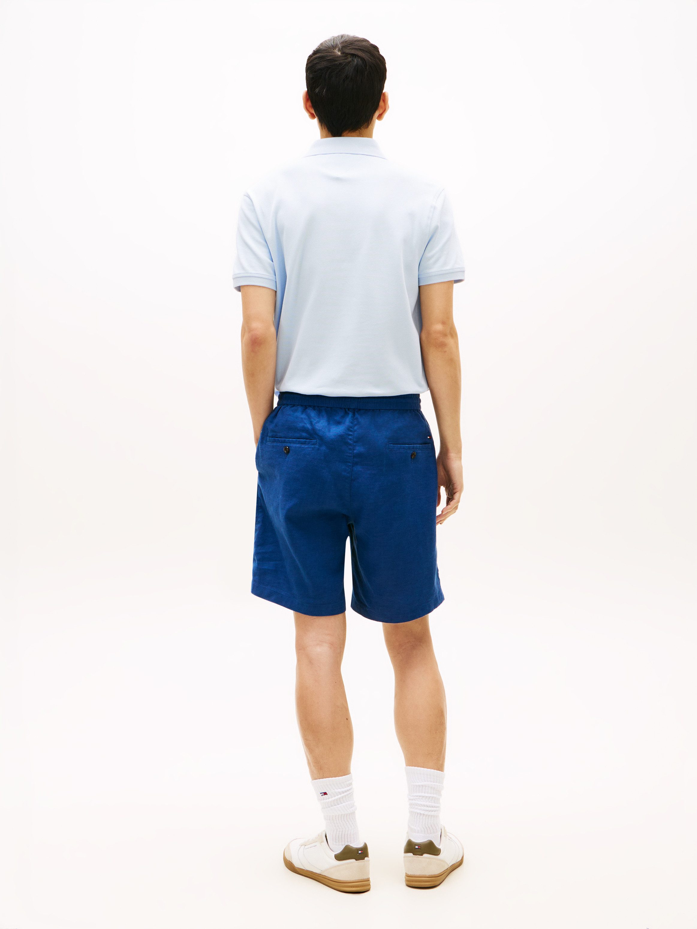 Tommy Hilfiger Chinoshorts DOVER aus Leinenmix, elastischer Bund – Bild 5 von 5